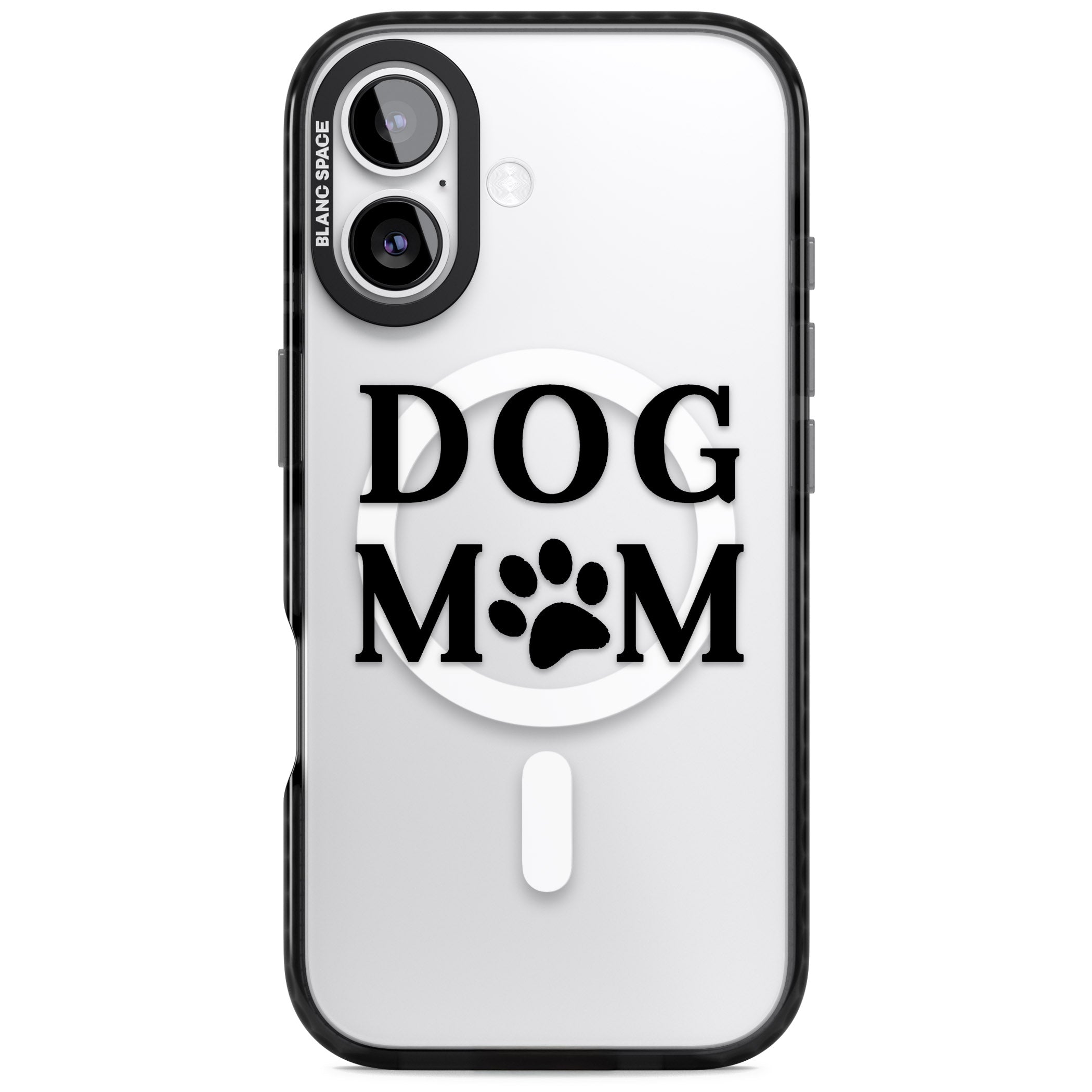 Dog Mom iPhone 17 Impact Pro Black Phone Case
