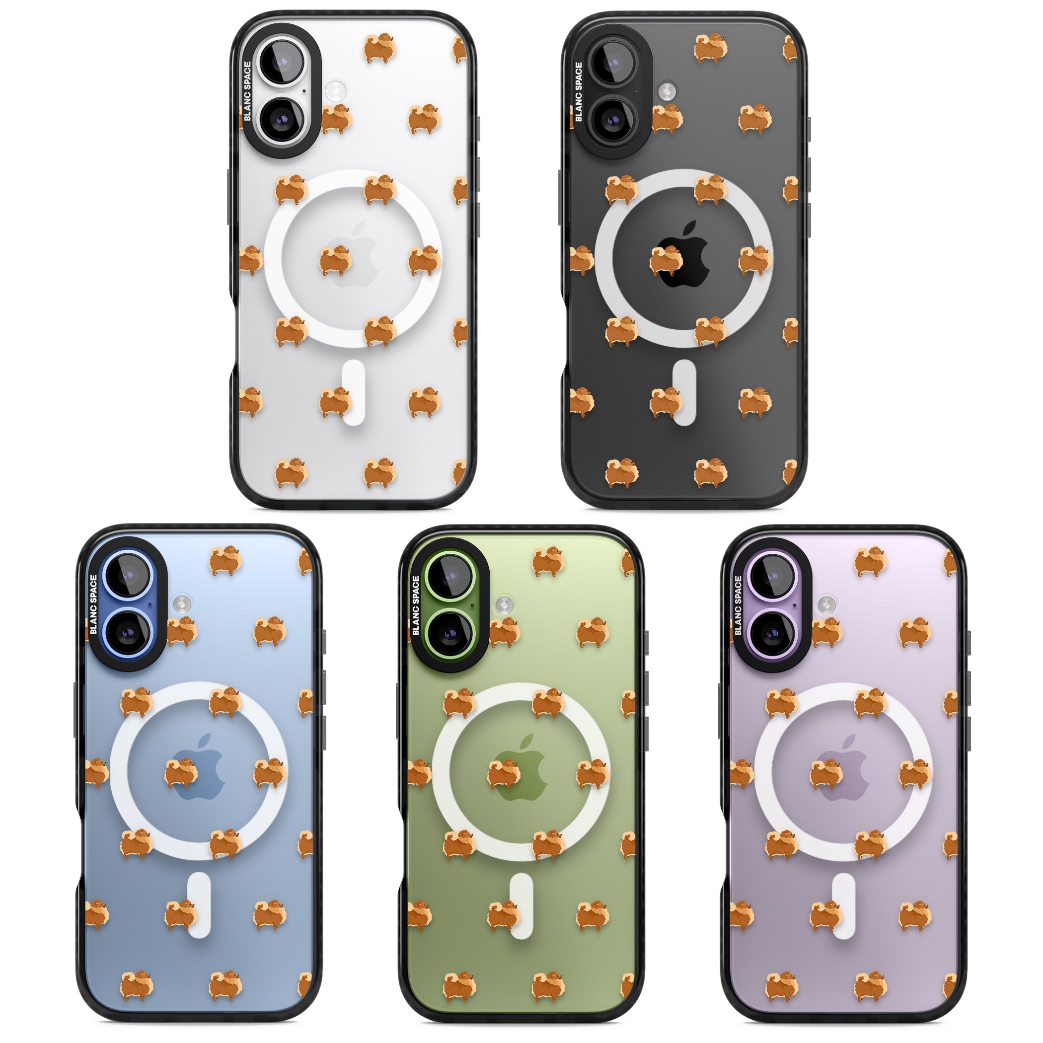 Pomeranian Delight iPhone 17 Impact Pro Black Phone Case APT Impact Protection
