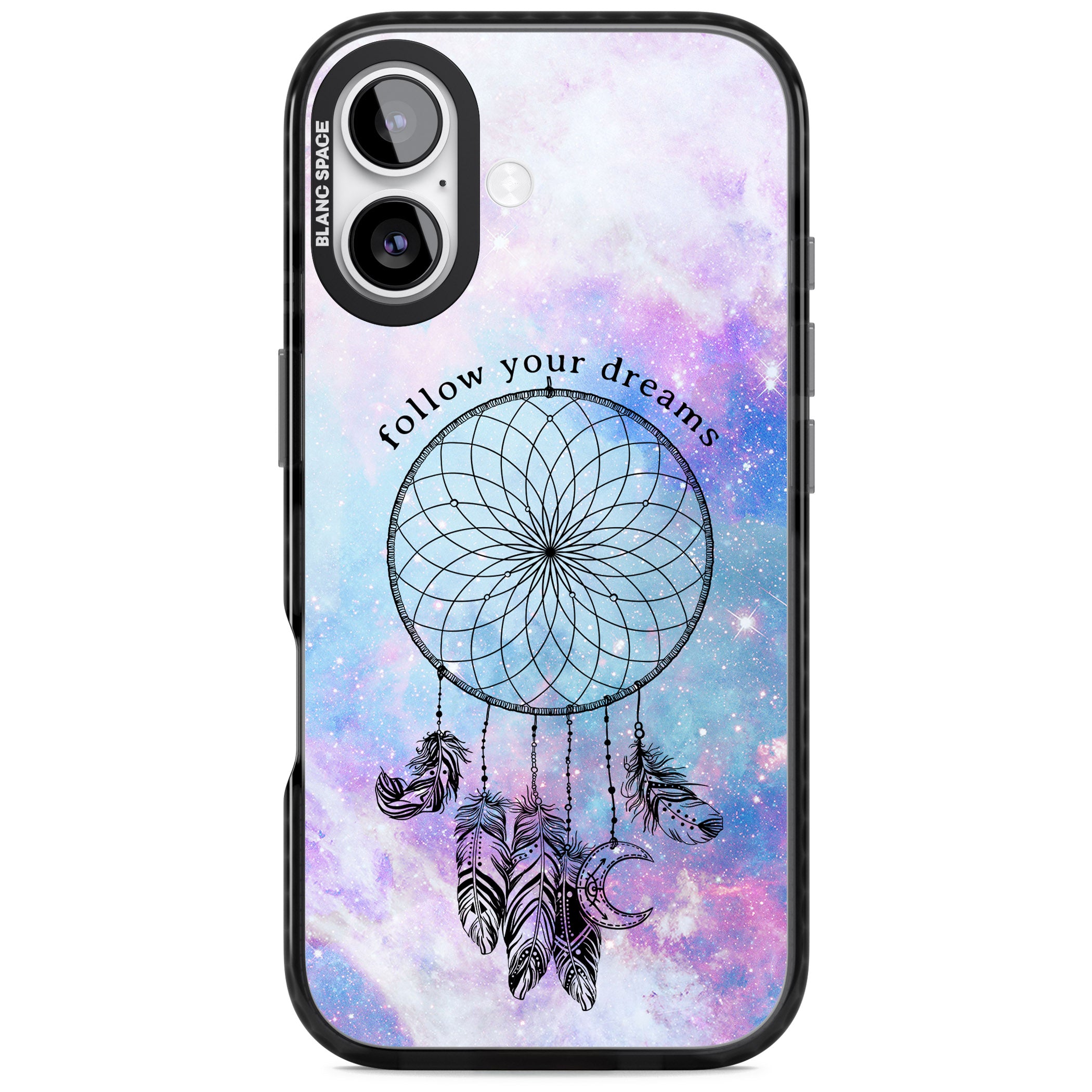 Galaxy Dreamcatcher iPhone 17 Impact Pro Black Phone Case