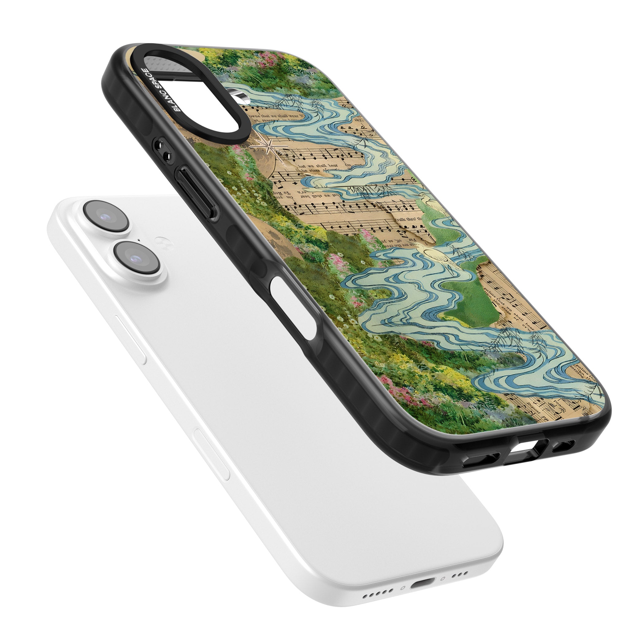 Musical River iPhone 17 Impact Pro Black Phone Case Colours