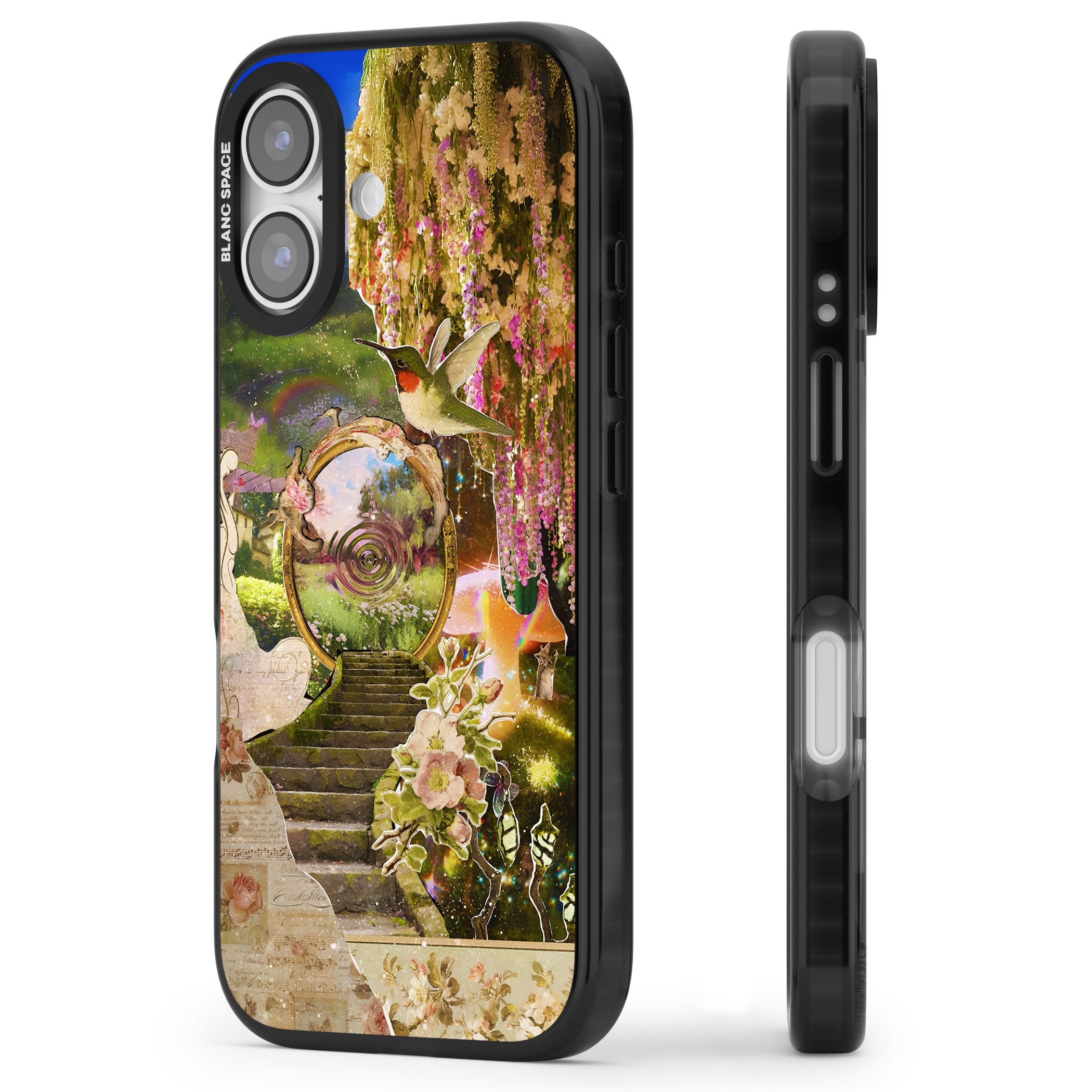 Fairy Portal iPhone 17 Impact Pro Black Phone Case Side Profile