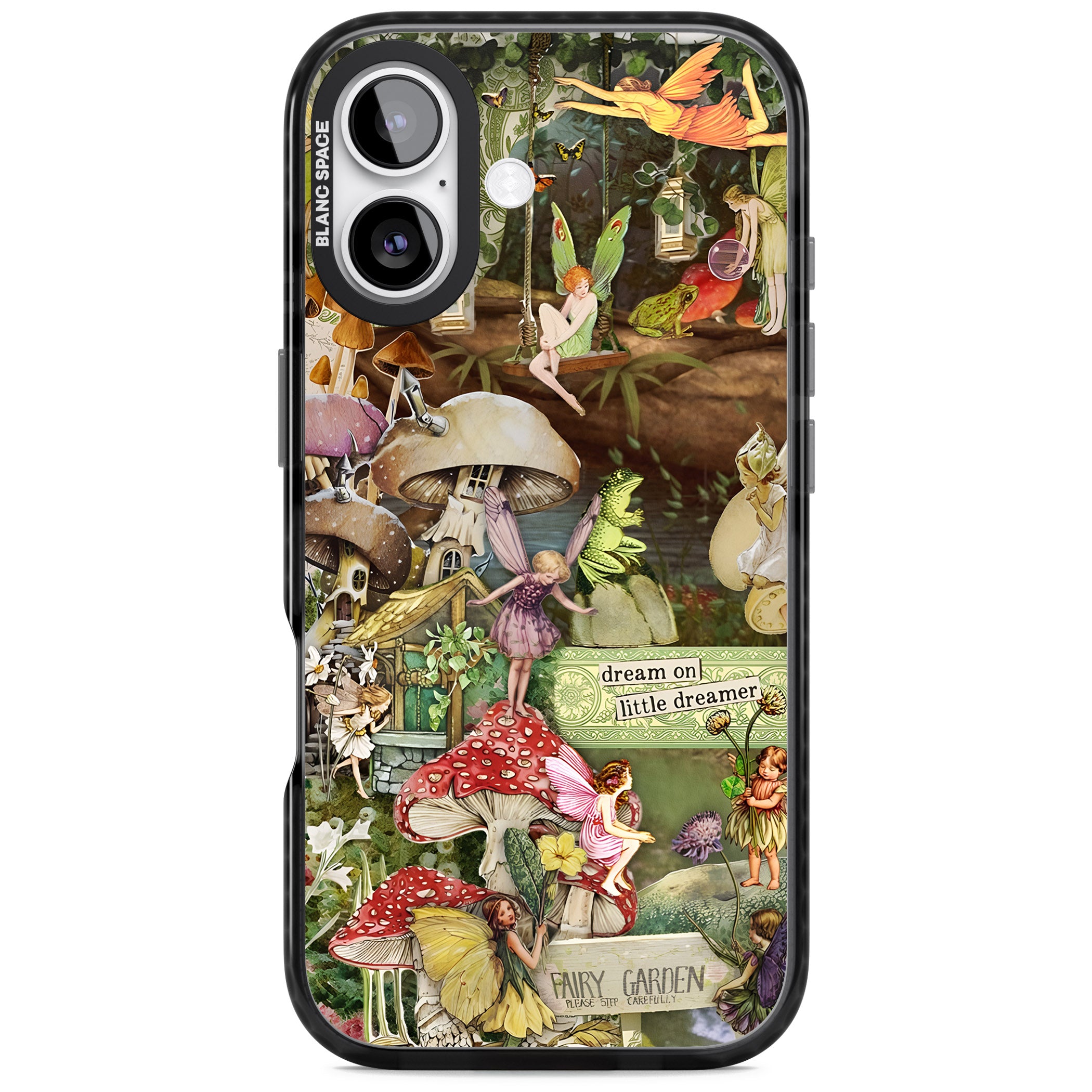 Dreamy Garden iPhone 17 Impact Pro Black Phone Case