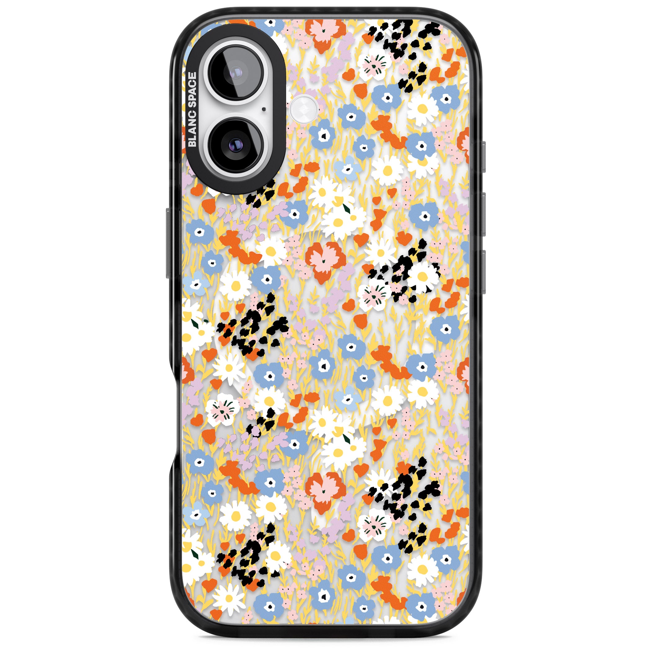 Floral Delight: Vibrant Blooms iPhone 17 Impact Pro Black Phone Case