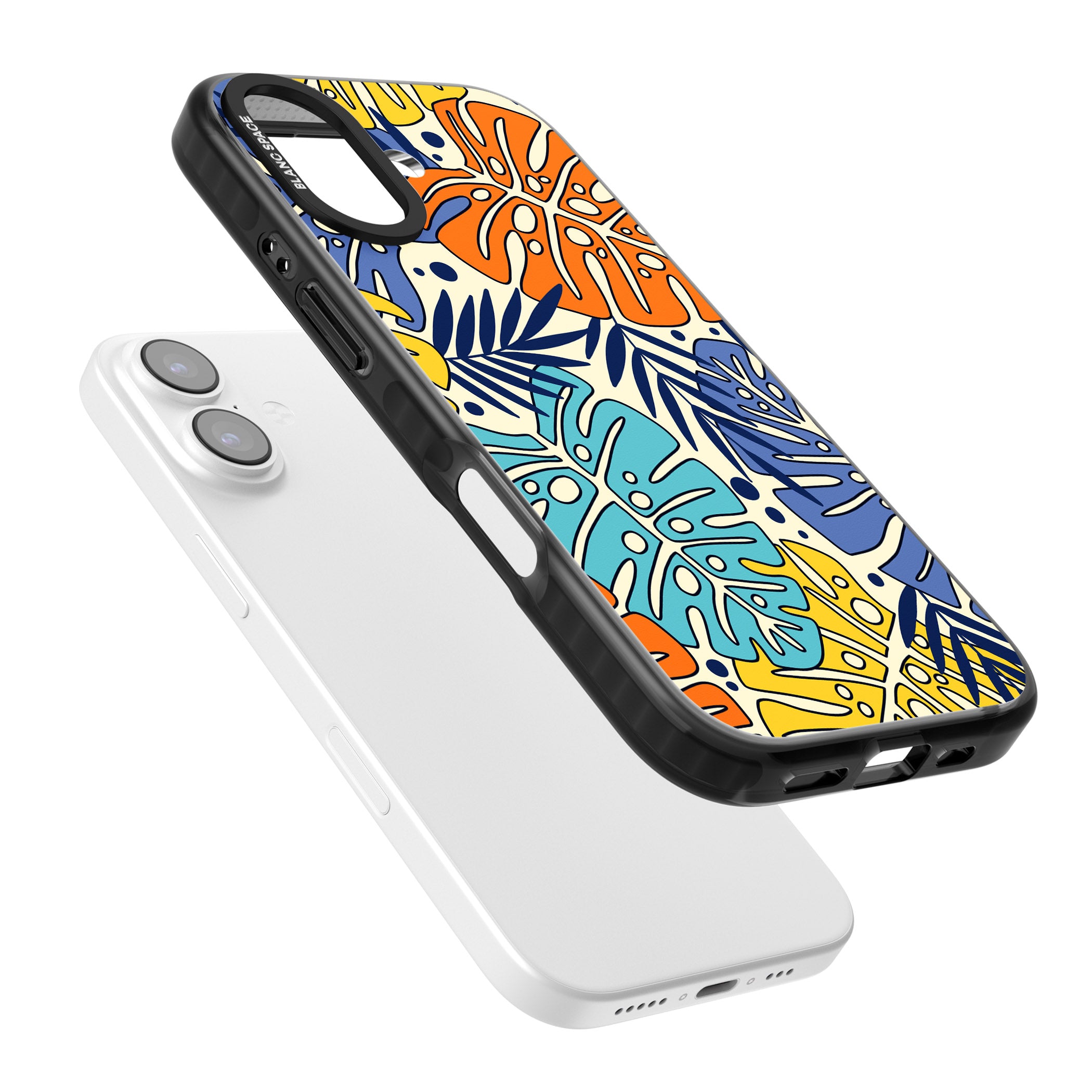 Beach Leaves iPhone 17 Impact Pro Black Phone Case Colours