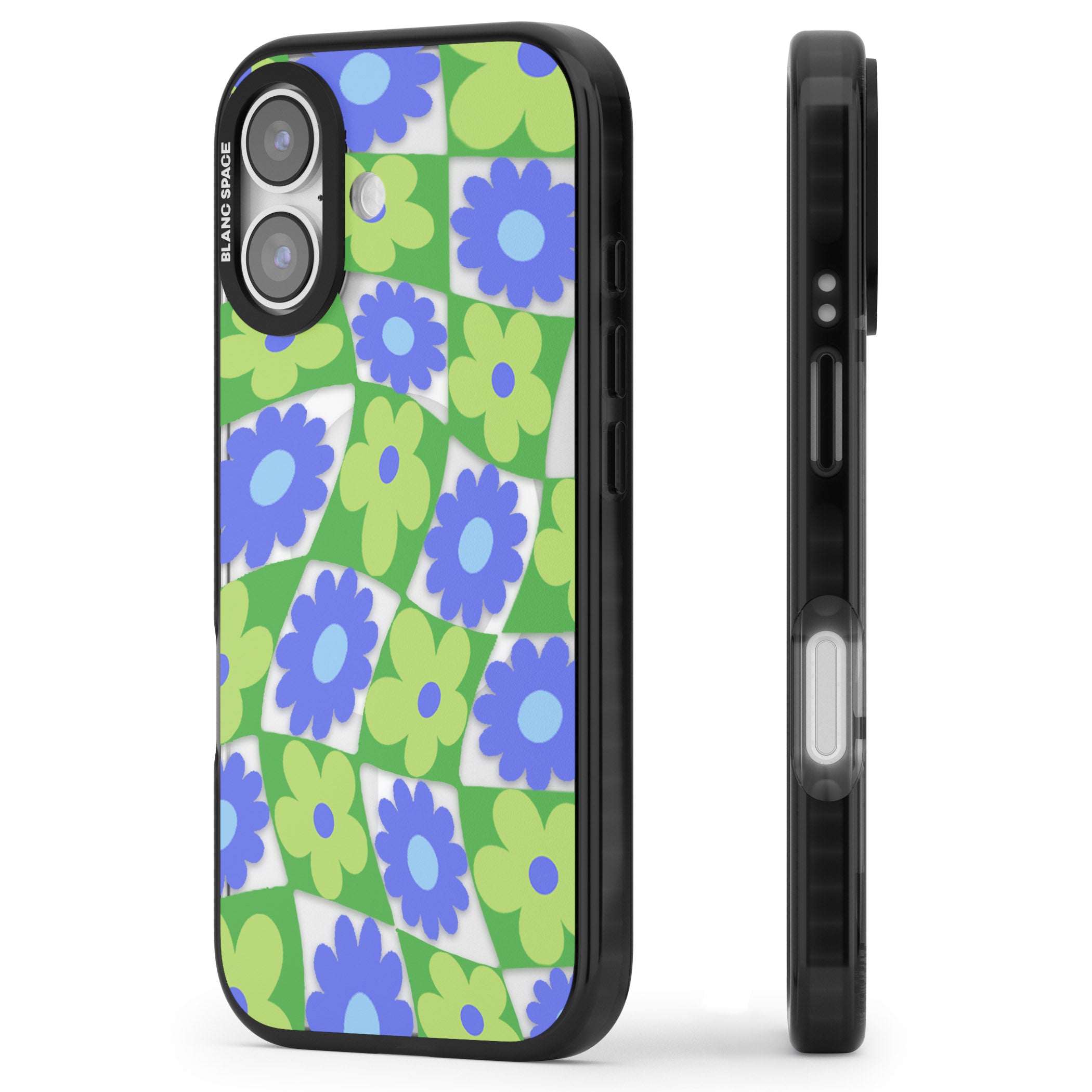 Garden Party iPhone 17 Impact Pro Black Phone Case Side Profile