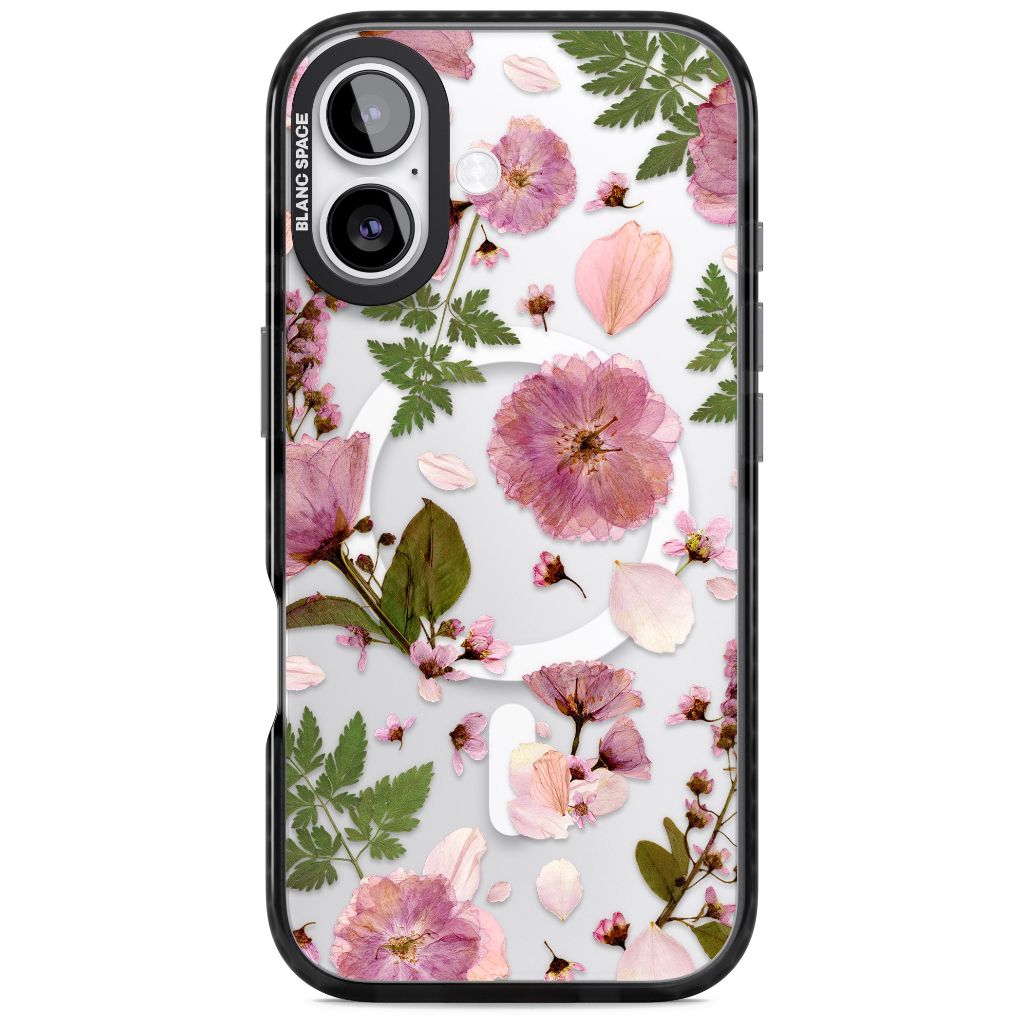 Blossom Bouquet iPhone 17 Impact Pro Black Phone Case