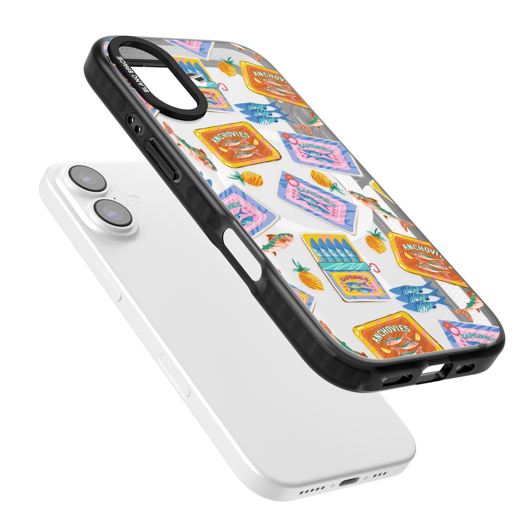Sardines & Anchovies iPhone 17 Impact Pro Black Phone Case Colours