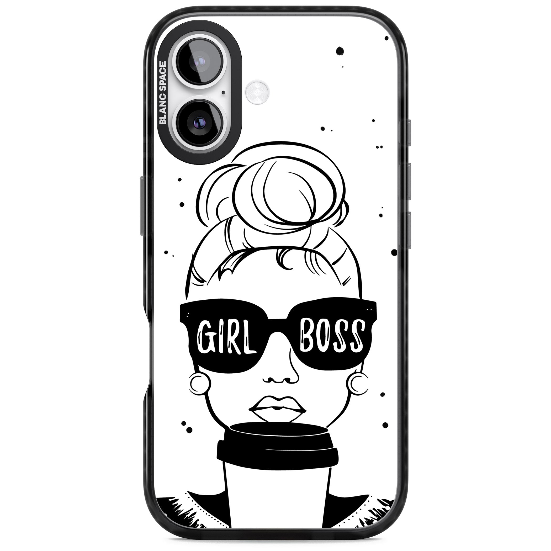 Girl Boss iPhone 17 Impact Pro Black Phone Case