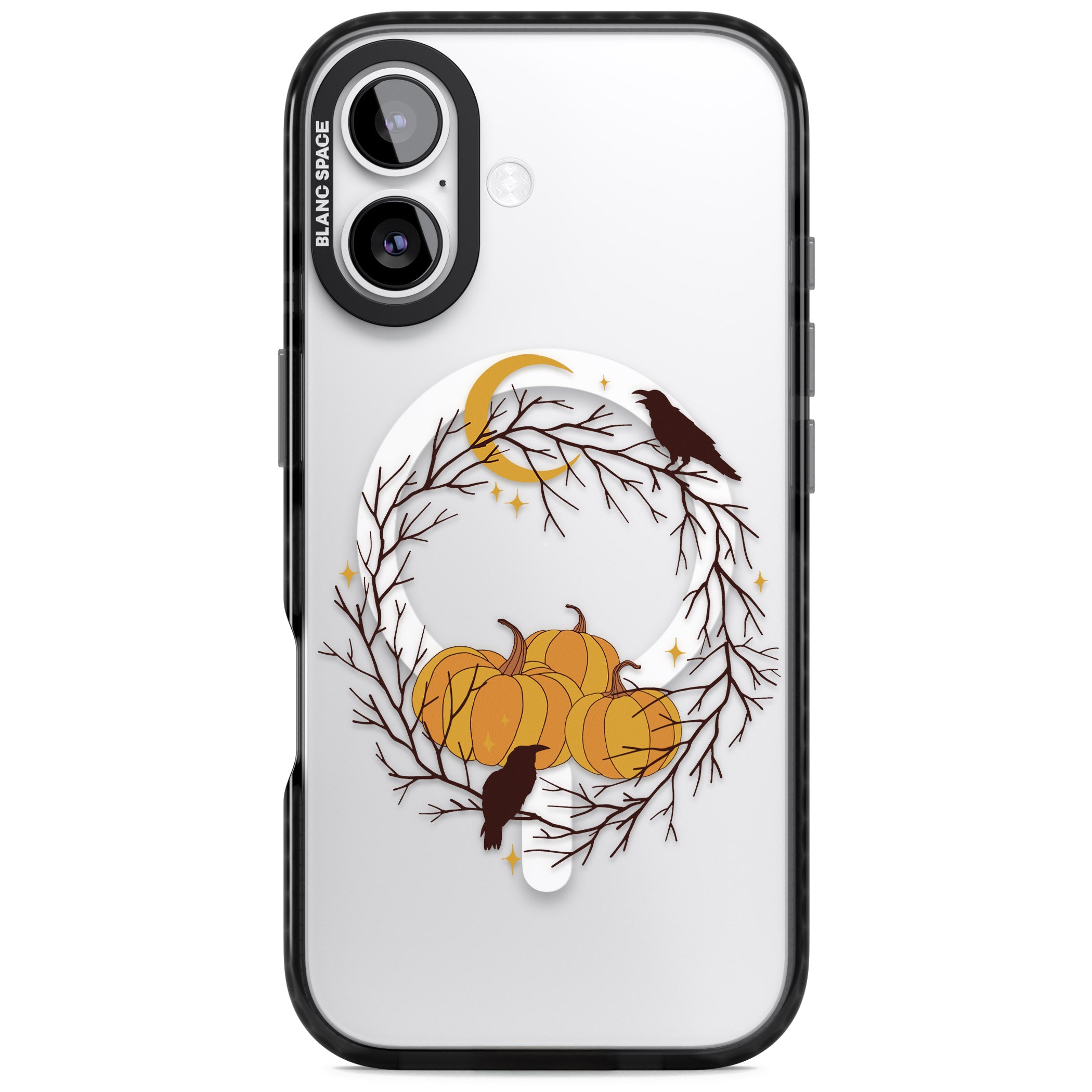Pumpkin Patch iPhone 17 Impact Pro Black Phone Case