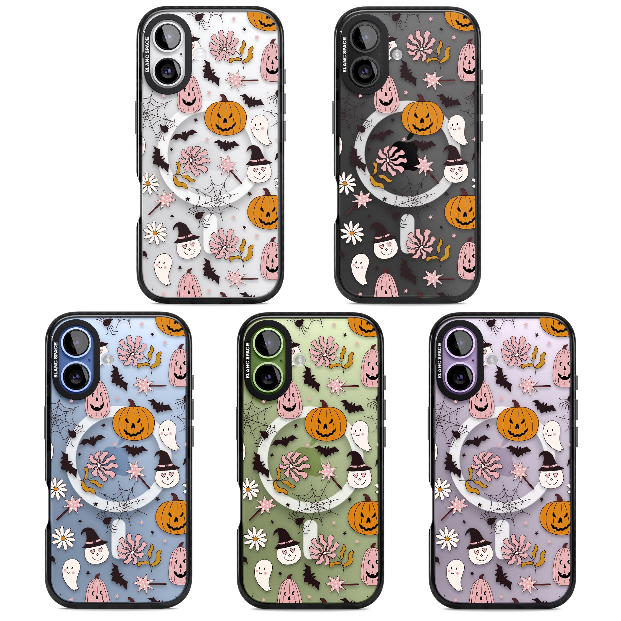 Spooky Mix iPhone 17 Impact Pro Black Phone Case APT Impact Protection