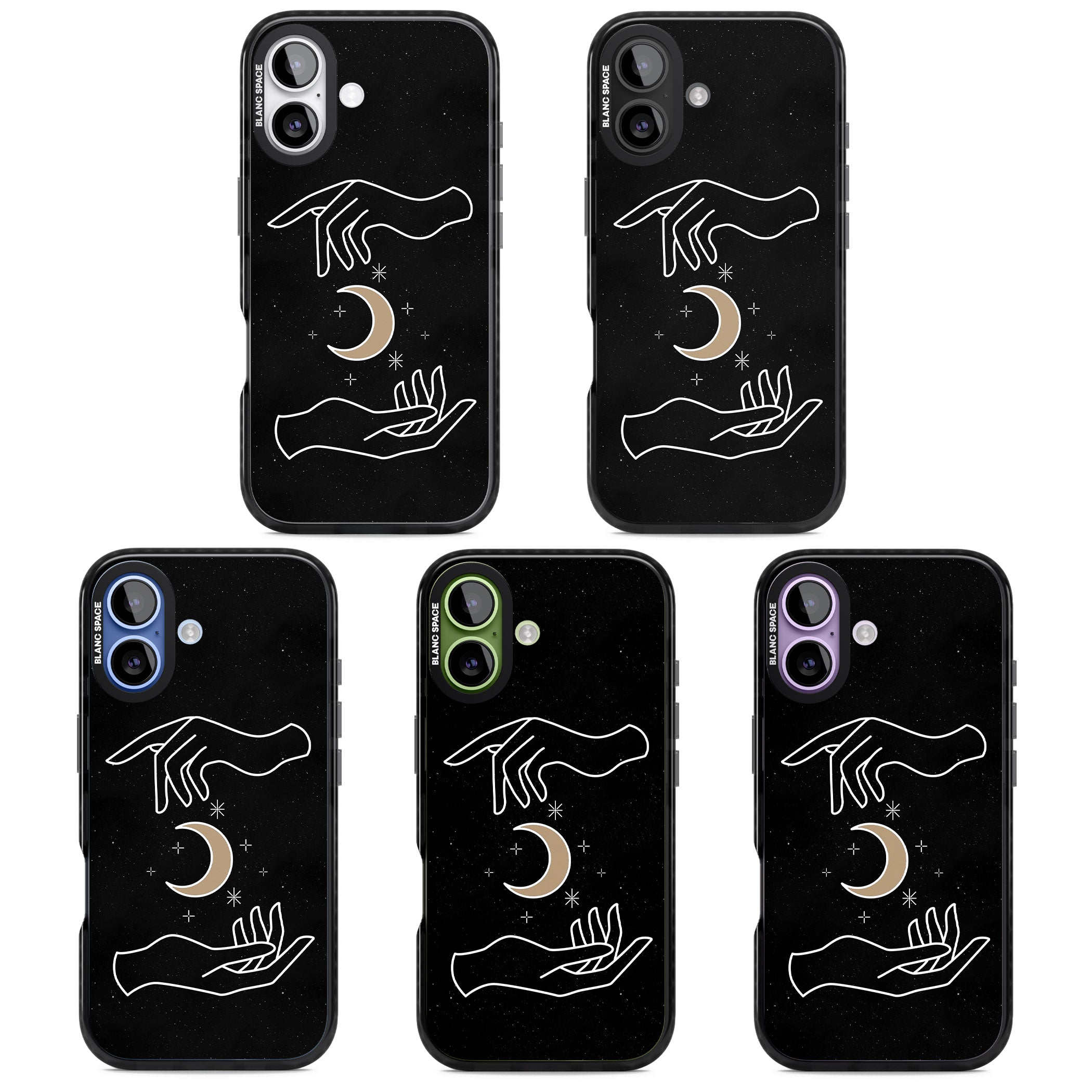 Cosmic Hands iPhone 17 Impact Pro Black Phone Case APT Impact Protection
