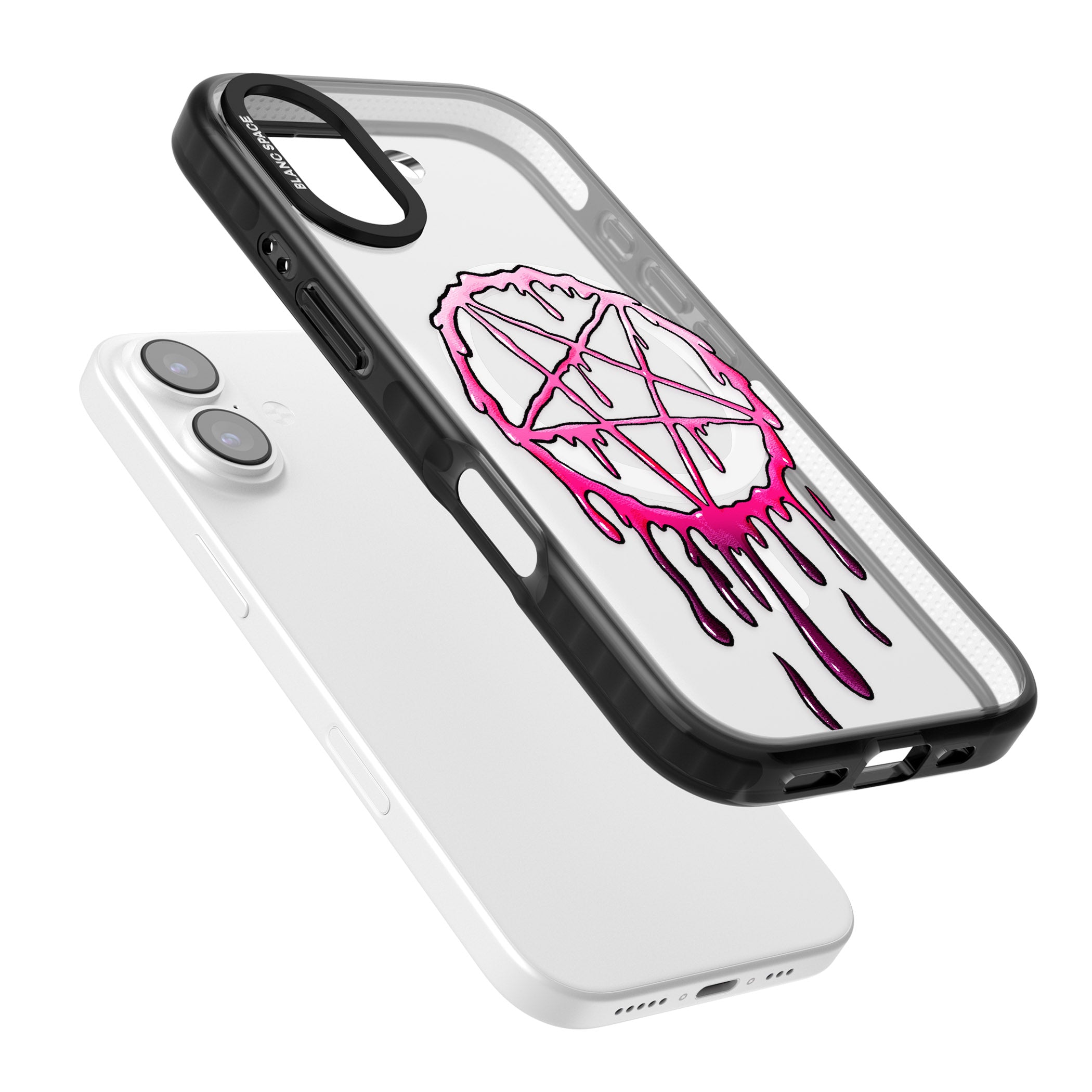 Pentagram Of Blood iPhone 17 Impact Pro Black Phone Case Colours