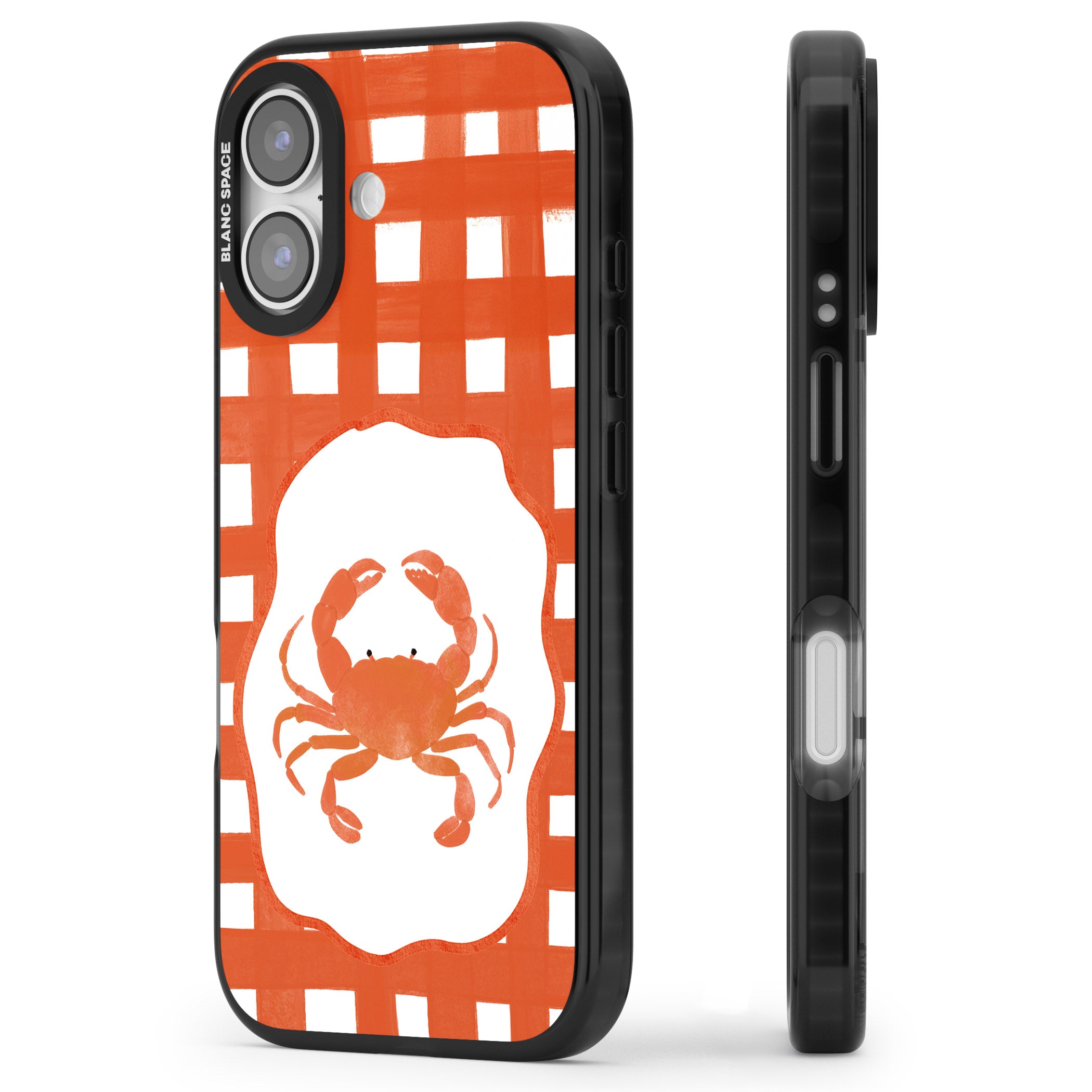 Red Lobster iPhone 17 Impact Pro Black Phone Case Side Profile