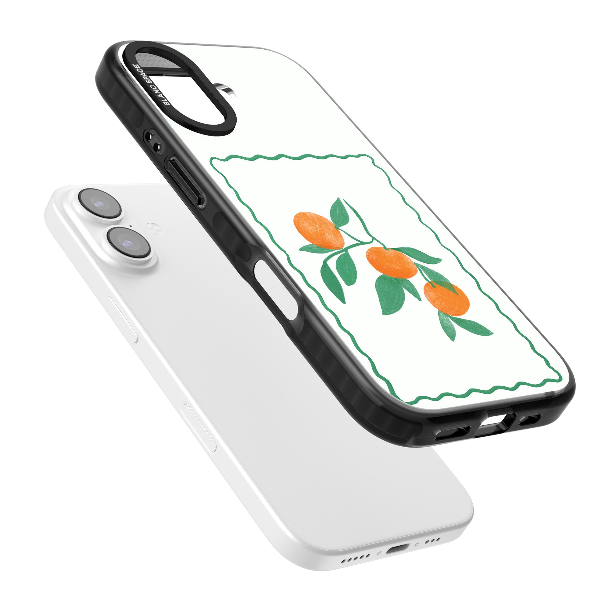 Italian Oranges iPhone 17 Impact Pro Black Phone Case Colours