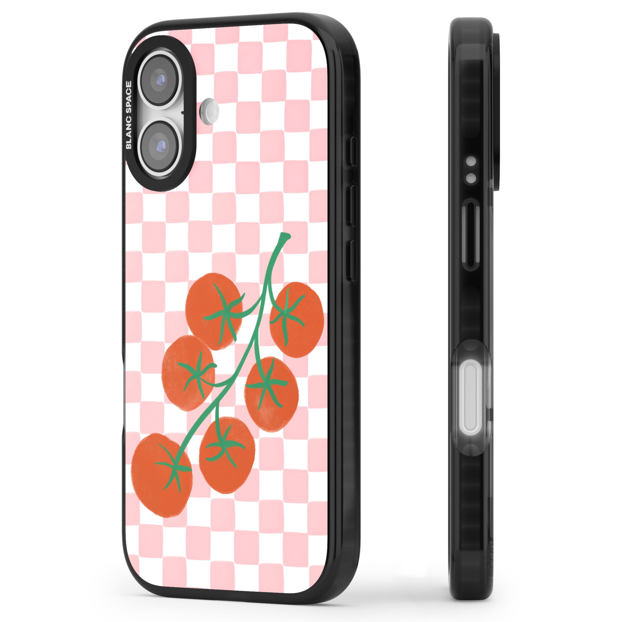 Loose Tomatoes iPhone 17 Impact Pro Black Phone Case Side Profile