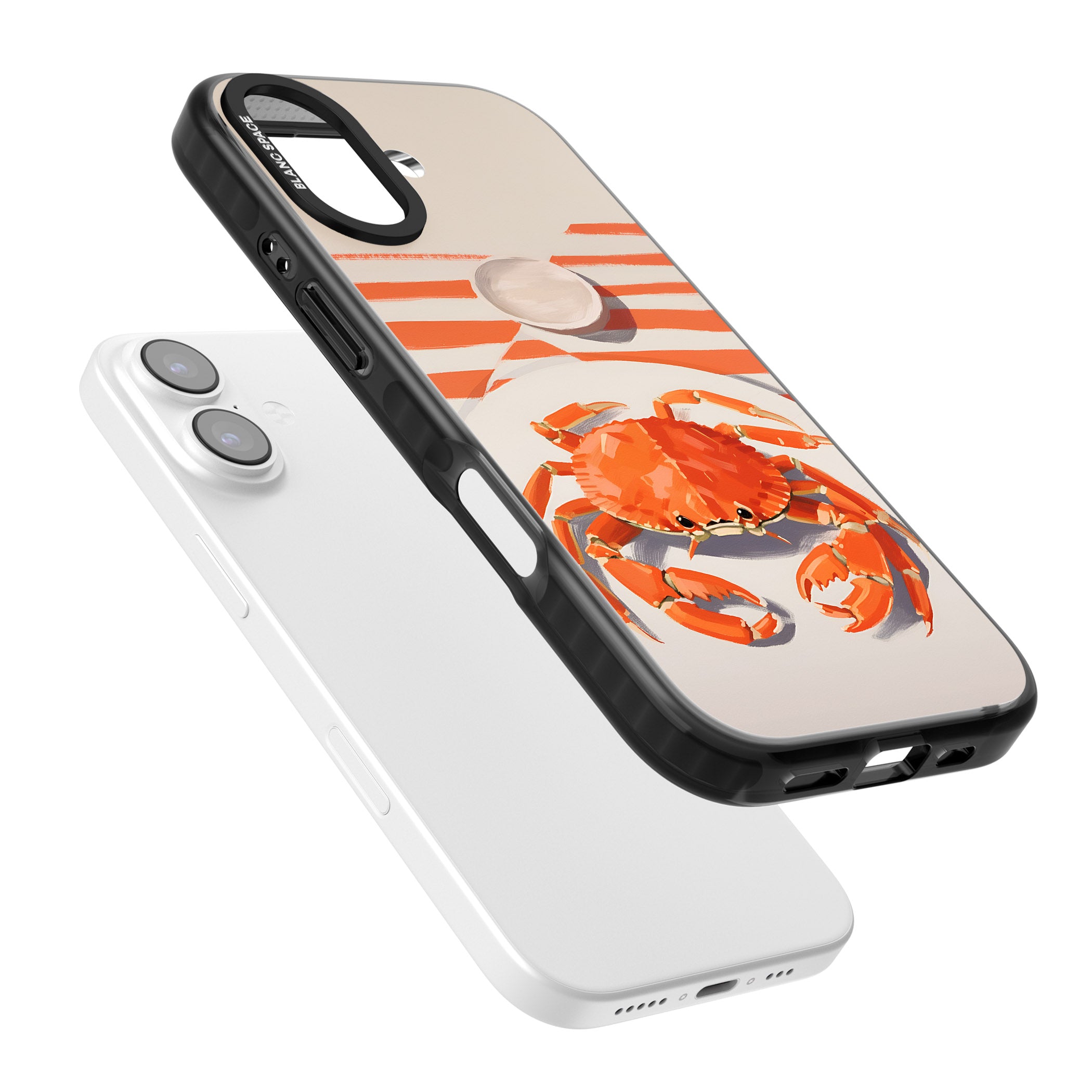 Beach Crab iPhone 17 Impact Pro Black Phone Case Colours