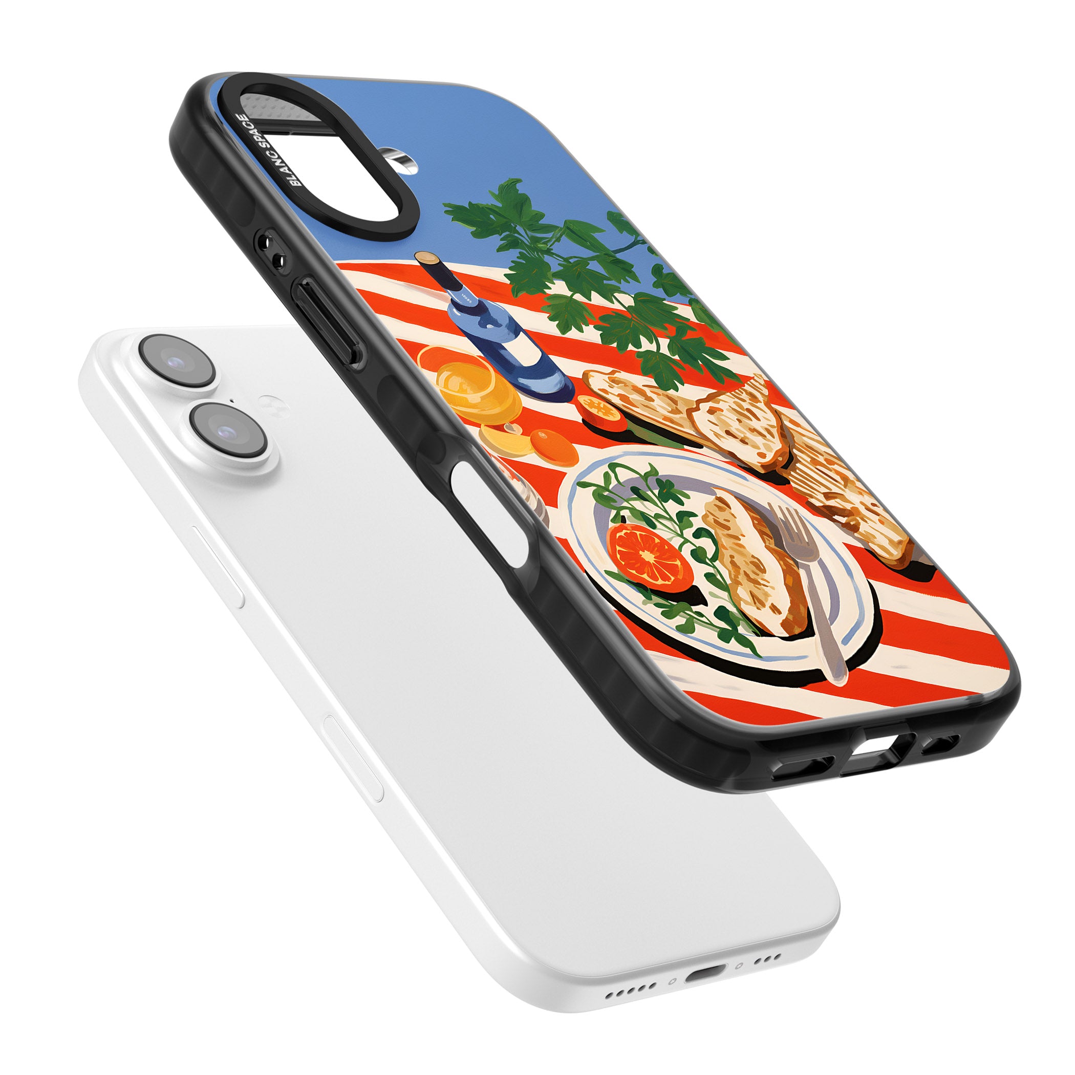 Mediterranean Lunch Table iPhone 17 Impact Pro Black Phone Case Colours