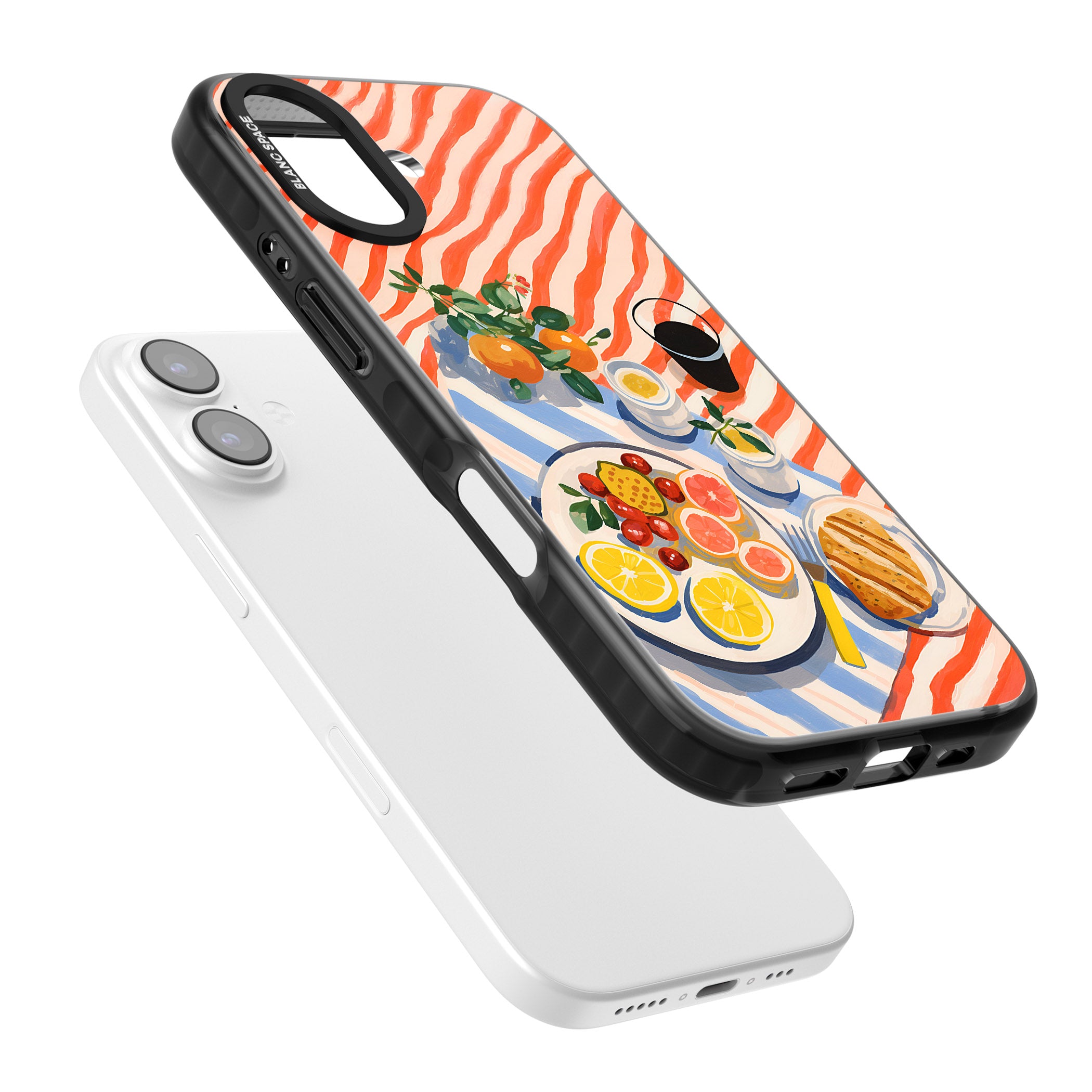 Citrus Picnic iPhone 17 Impact Pro Black Phone Case Colours
