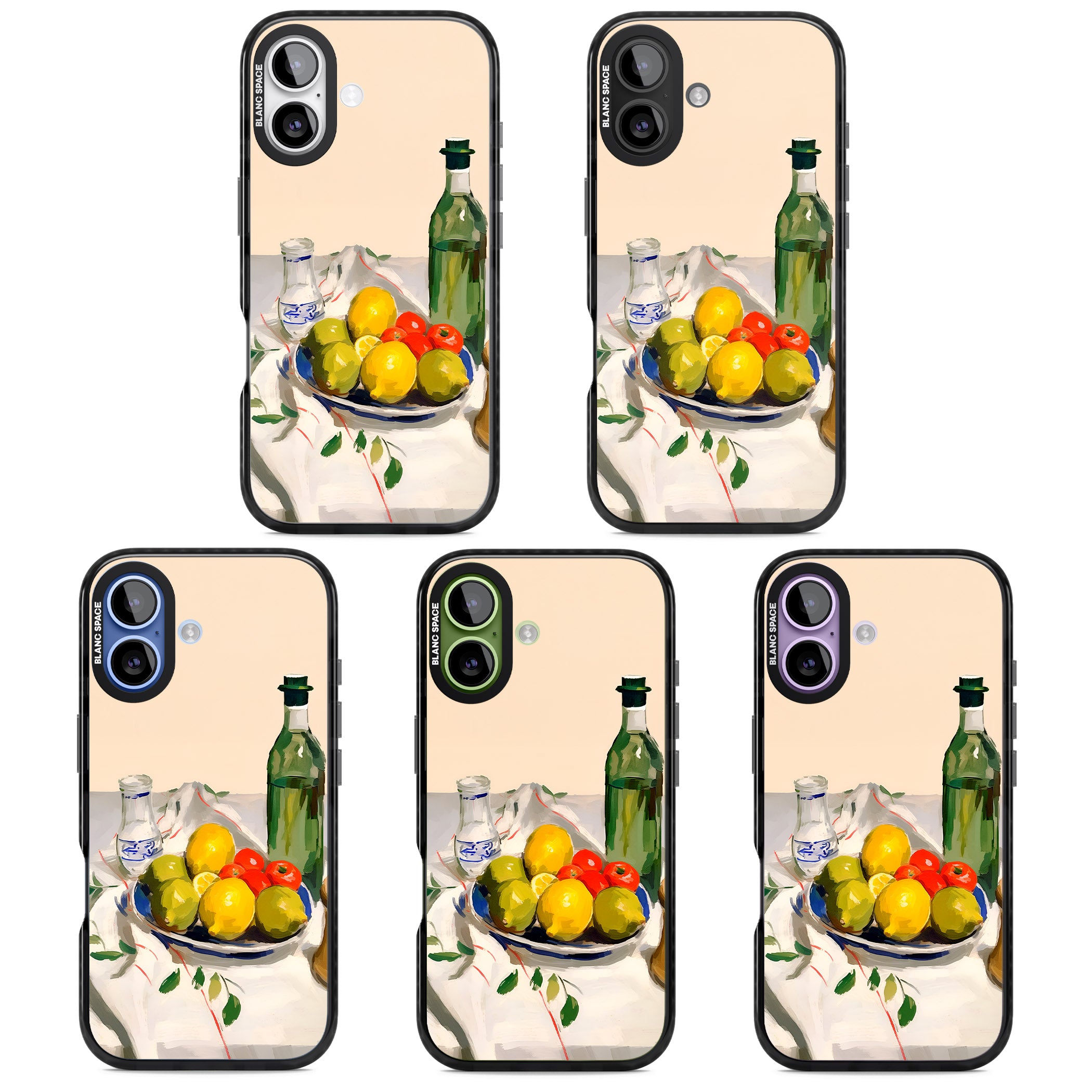Mediterranean Fruit Salad iPhone 17 Impact Pro Black Phone Case APT Impact Protection