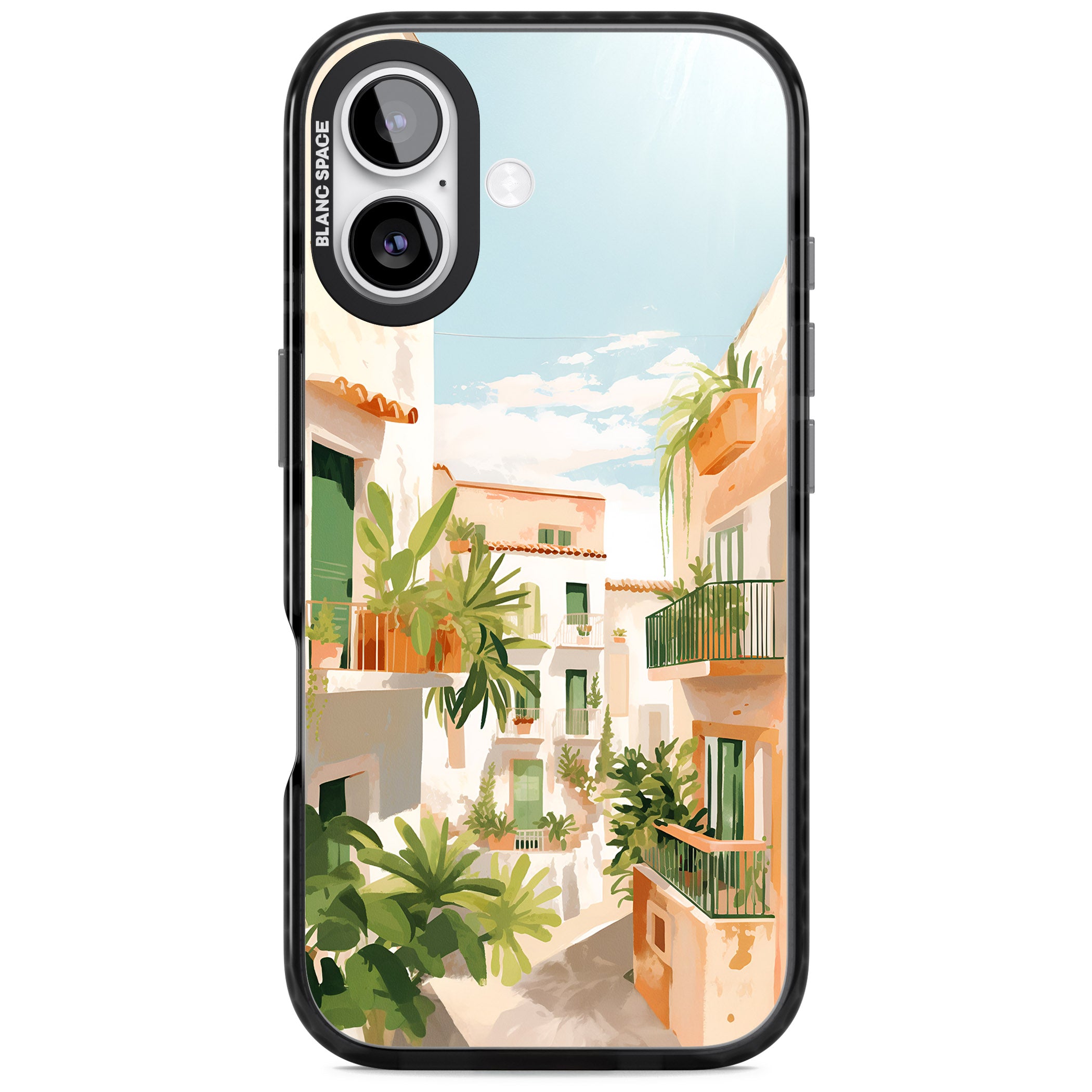 Tuscan Balconies iPhone 17 Impact Pro Black Phone Case