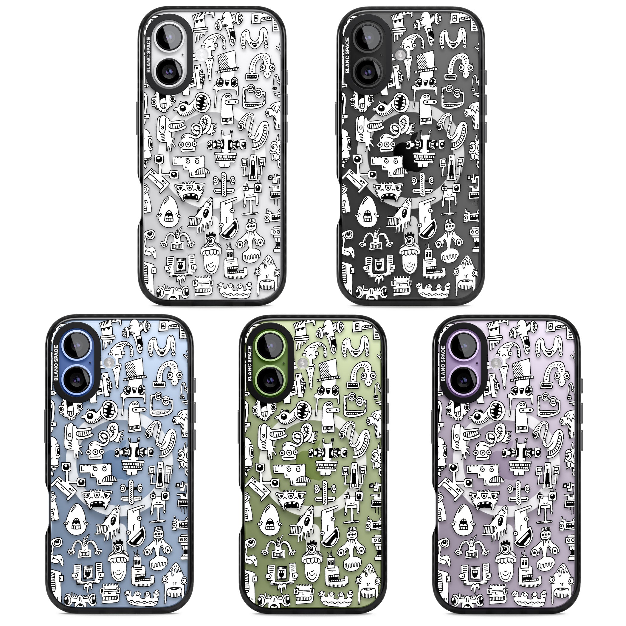 Weird Friends iPhone 17 Impact Pro Black Phone Case APT Impact Protection