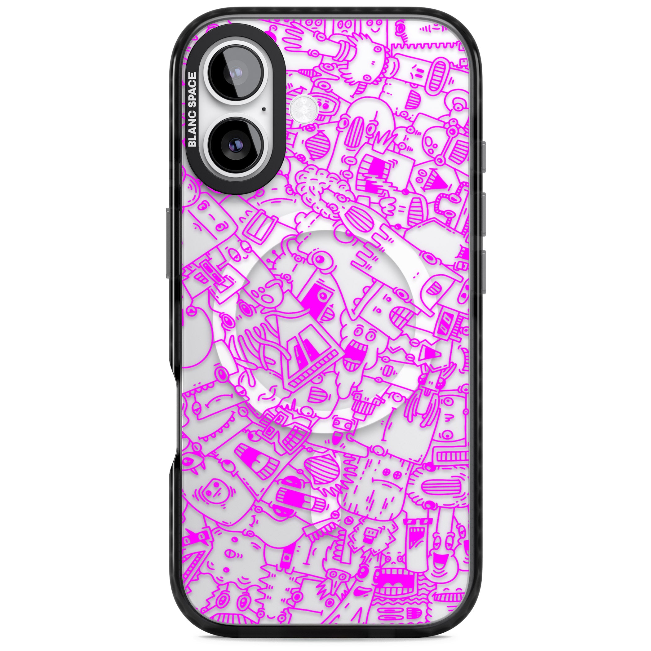 Pink Pals iPhone 17 Impact Pro Black Phone Case
