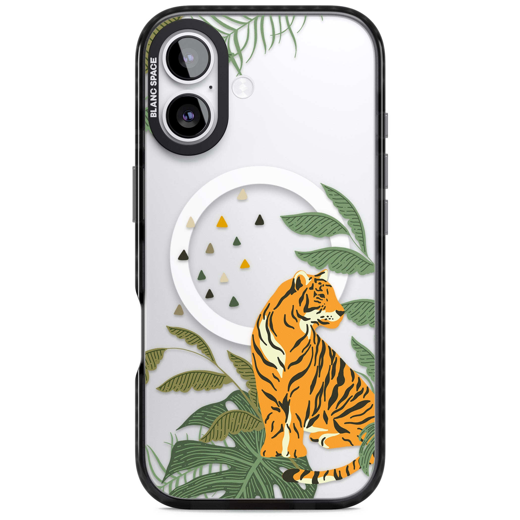 Tiger Jungle iPhone 17 Impact Pro Black Phone Case