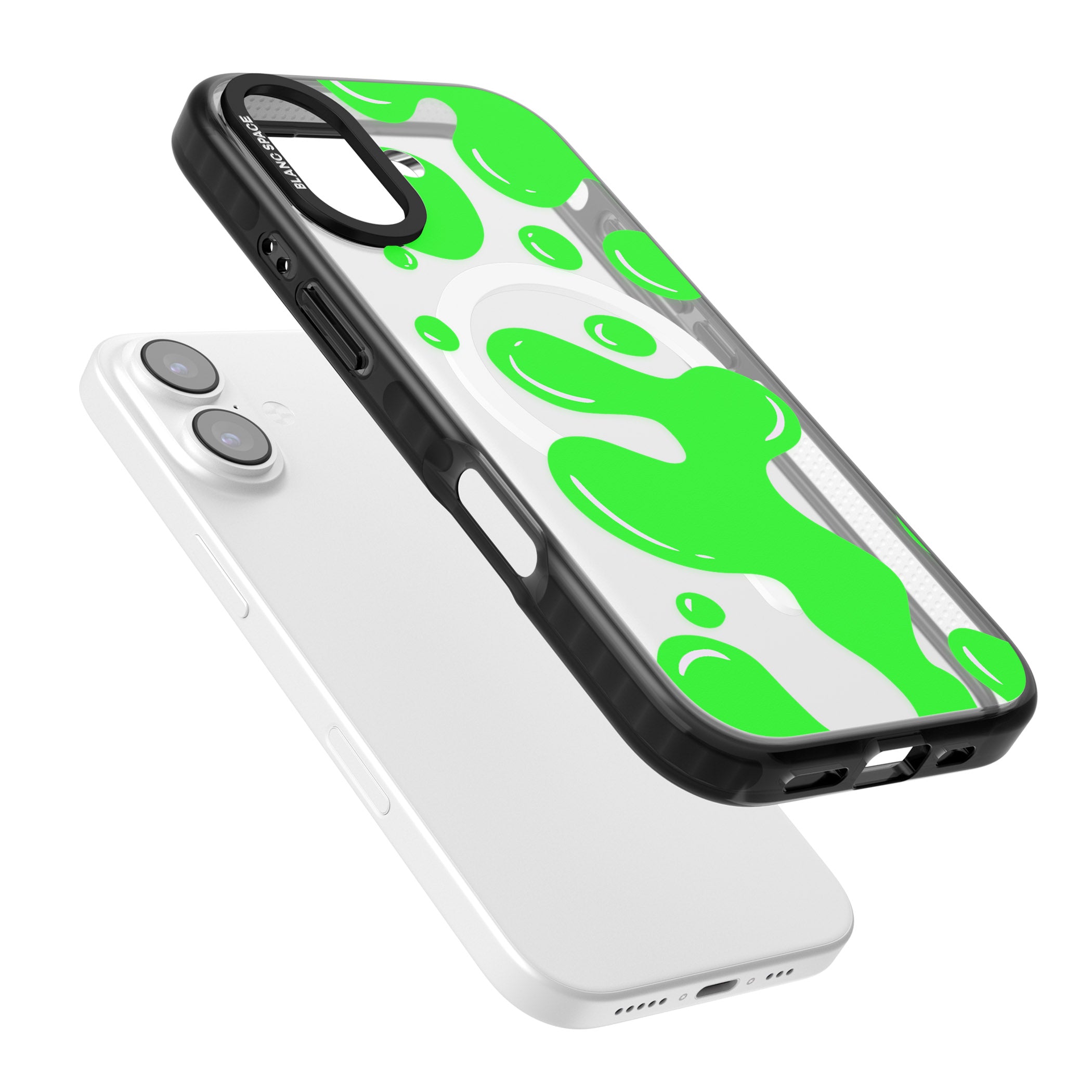 Green Lava Lamp iPhone 17 Impact Pro Black Phone Case Colours