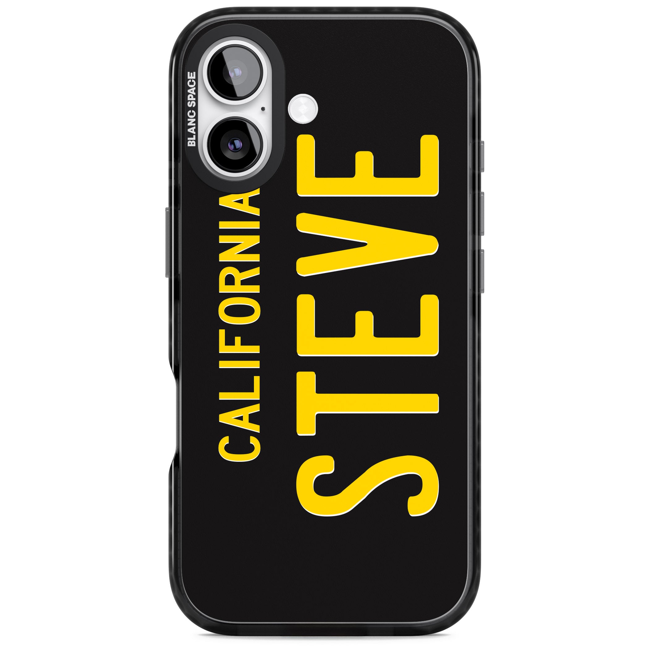 Personalised Vintage California License Plate iPhone 17 Impact Pro Black Phone Case