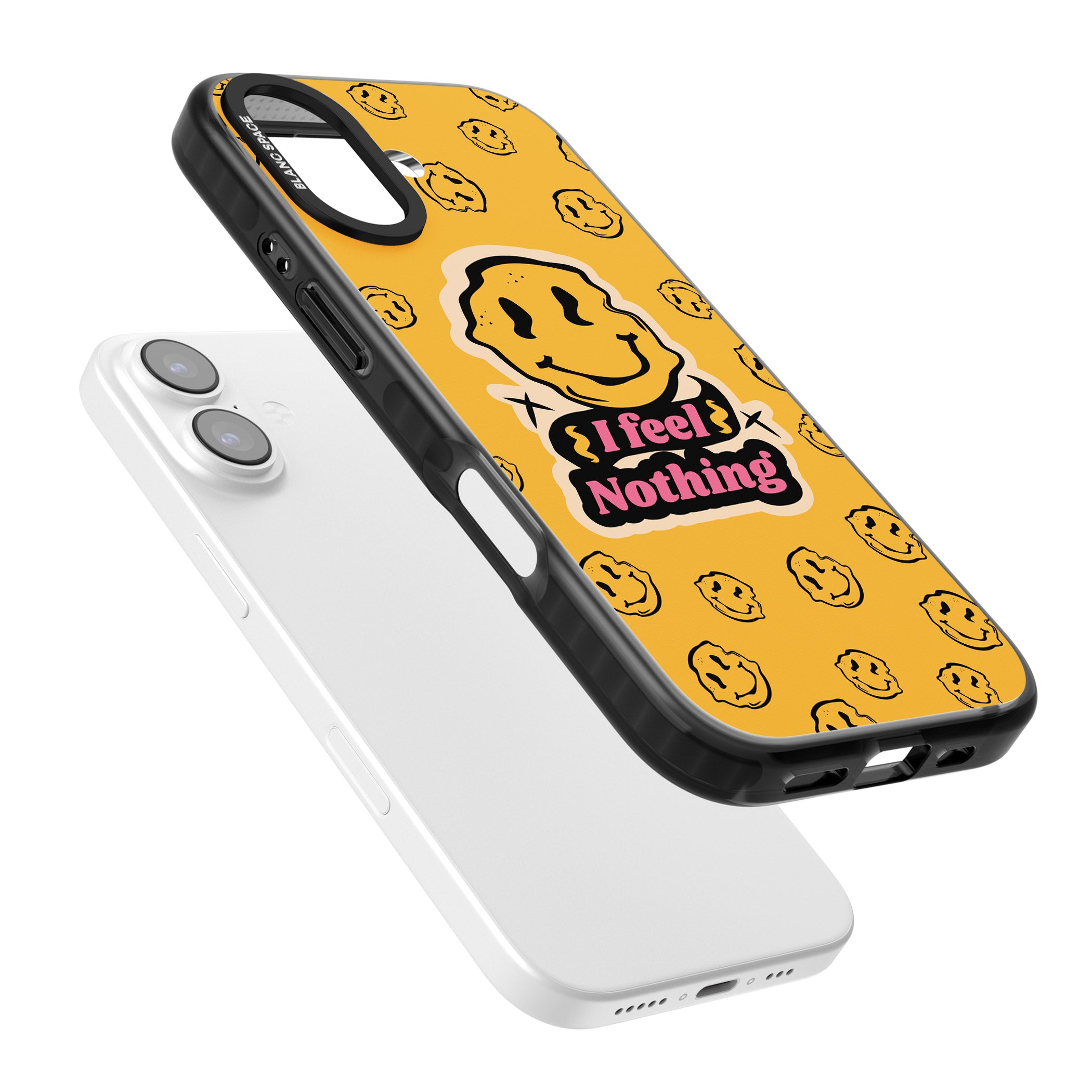 I Feel Nothing iPhone 17 Impact Pro Black Phone Case Colours