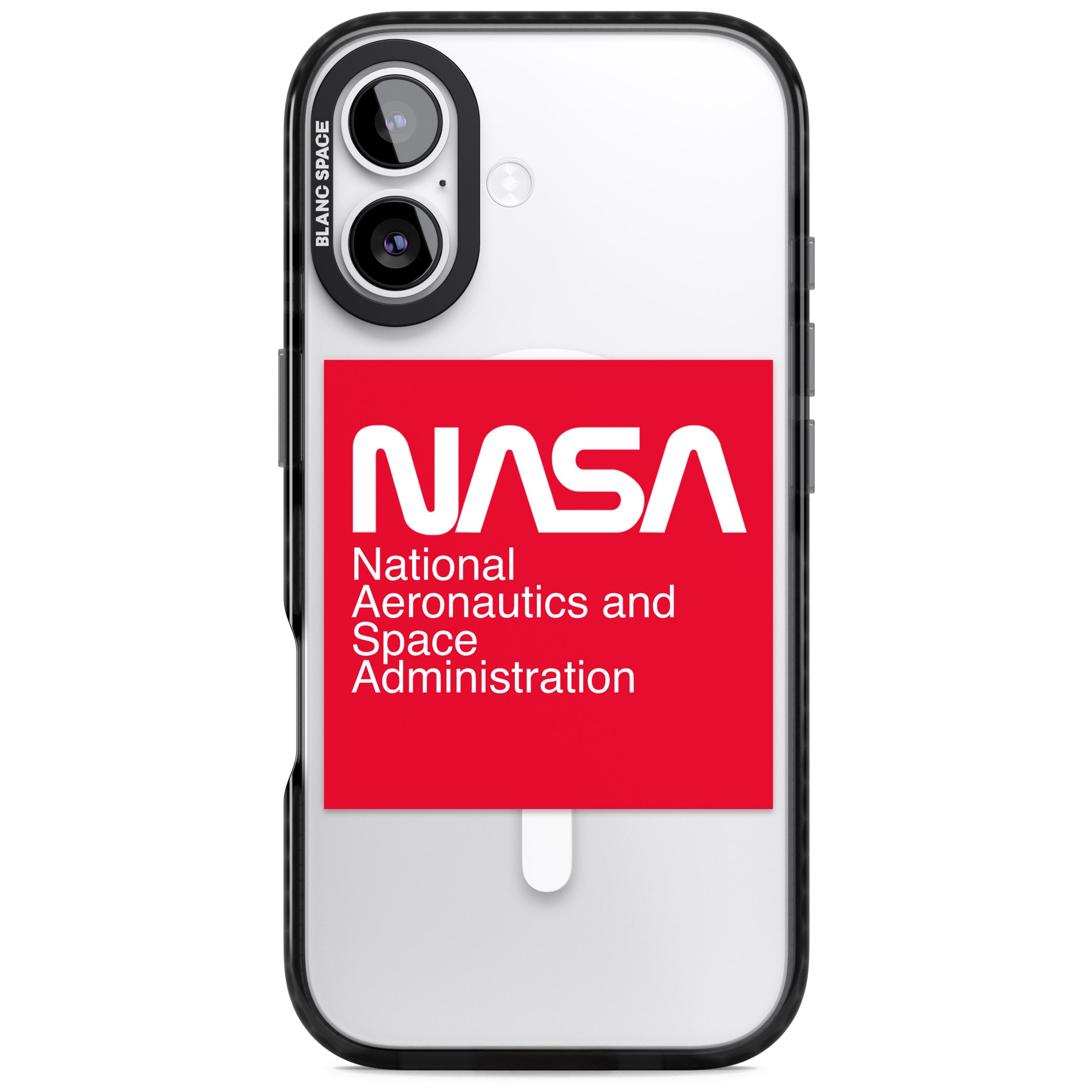 Nasa The Worm Box iPhone 17 Impact Pro Black Phone Case