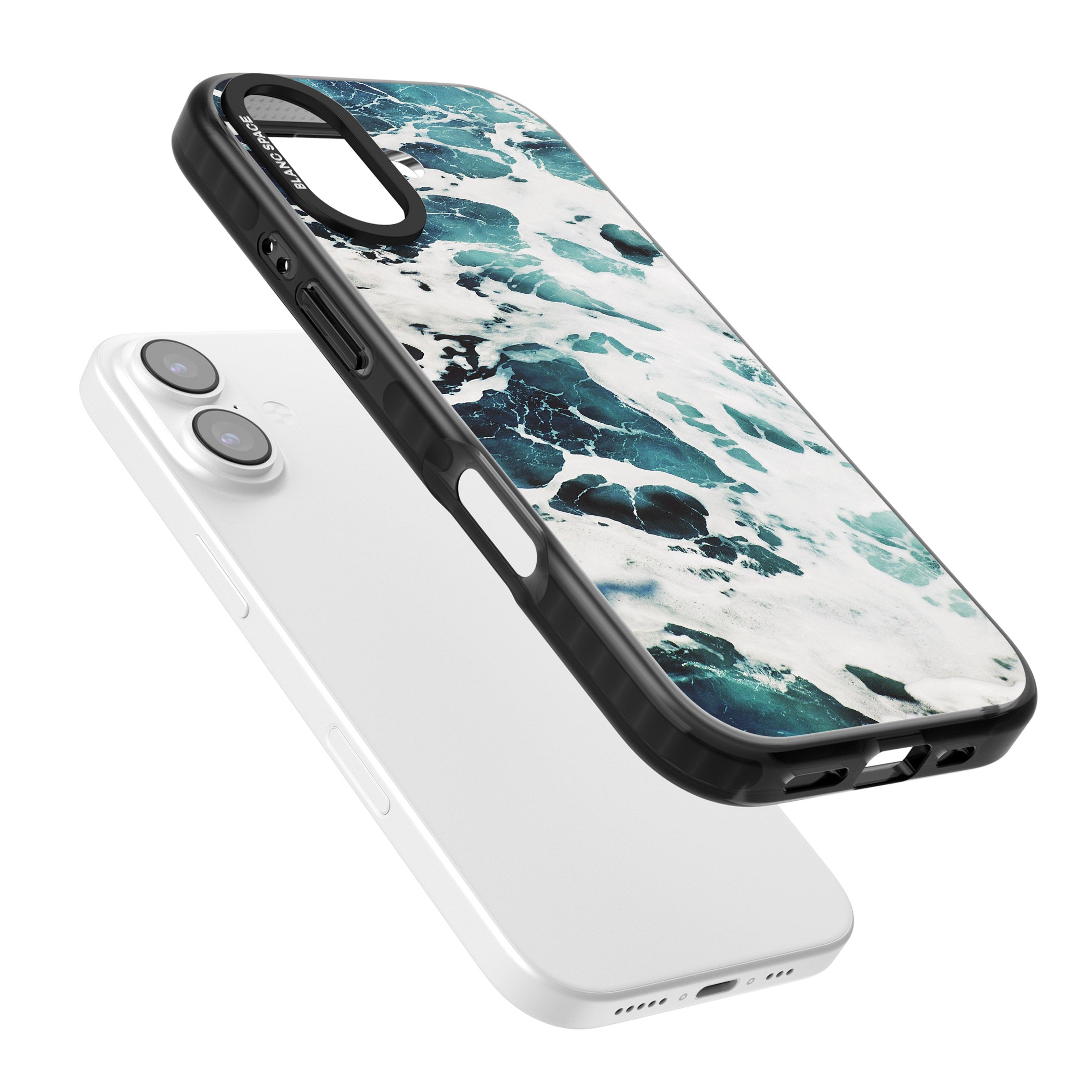 Ocean Surge iPhone 17 Impact Pro Black Phone Case Colours