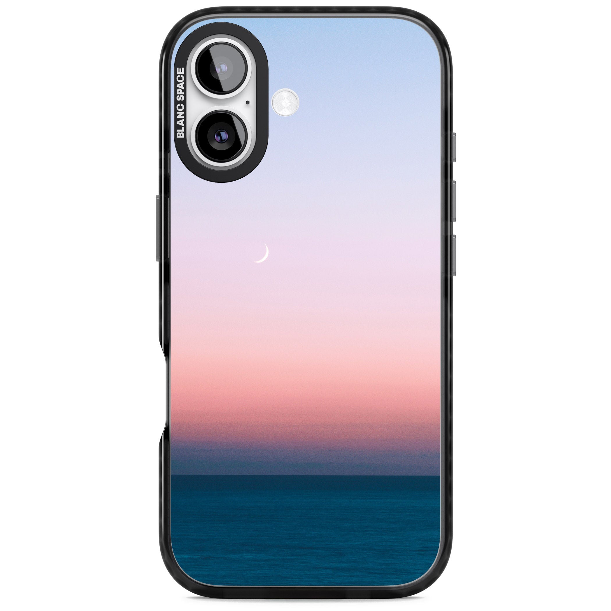 Pastel Ocean Sunset iPhone 17 Impact Pro Black Phone Case