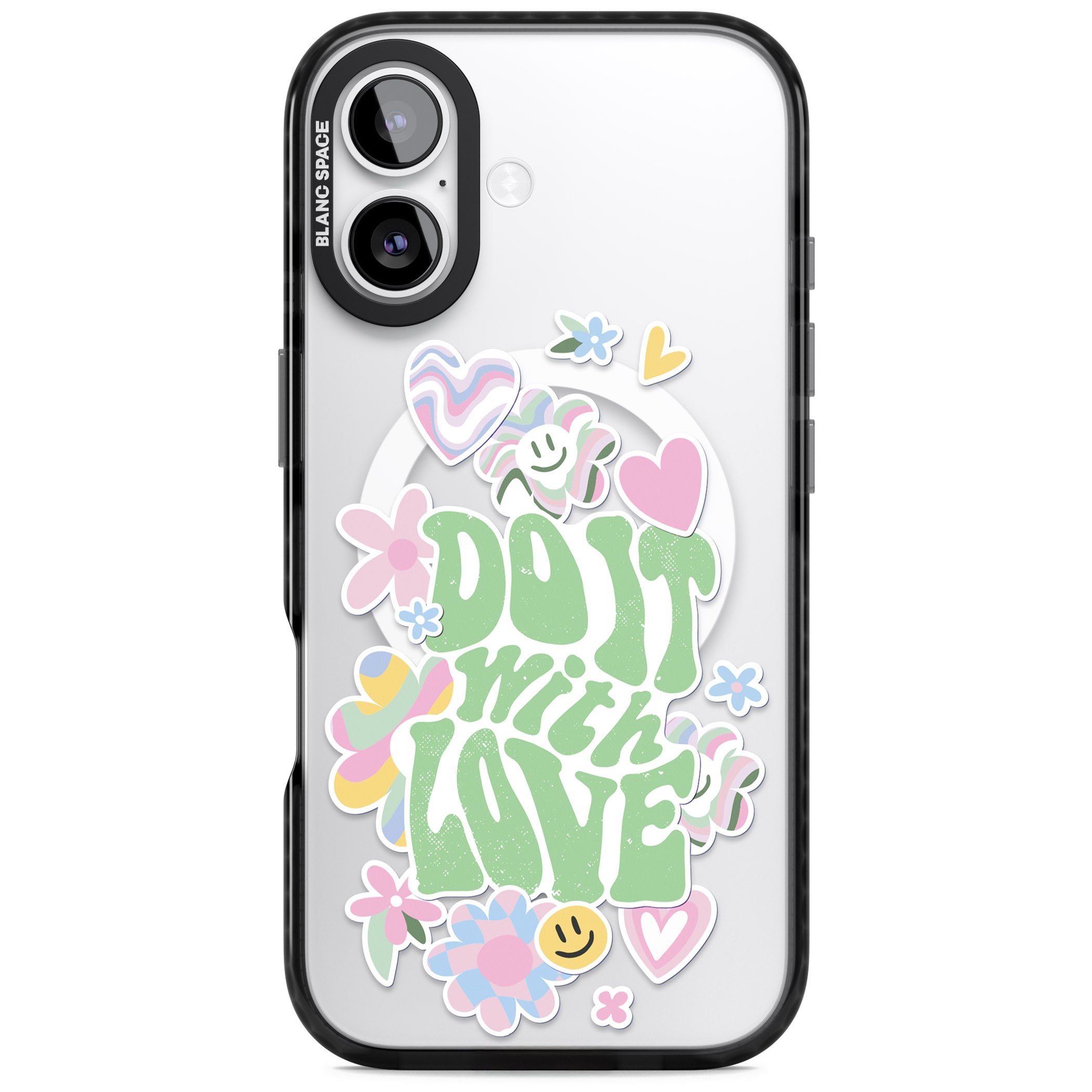 Do It With Love iPhone 17 Impact Pro Black Phone Case