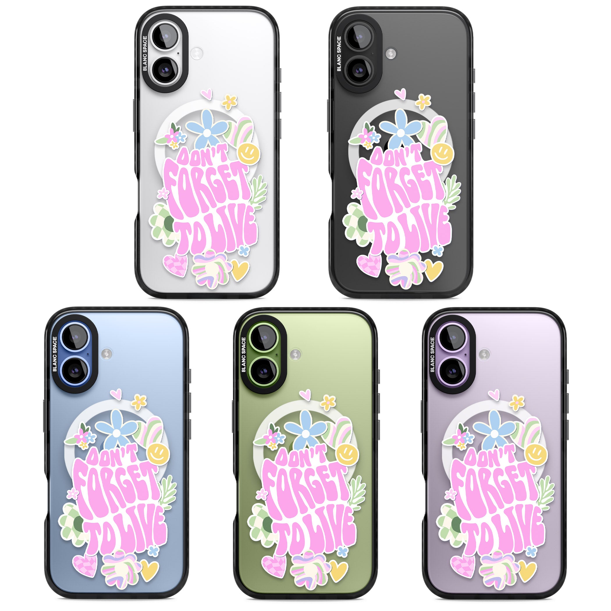 Don'T Forget To Live iPhone 17 Impact Pro Black Phone Case APT Impact Protection