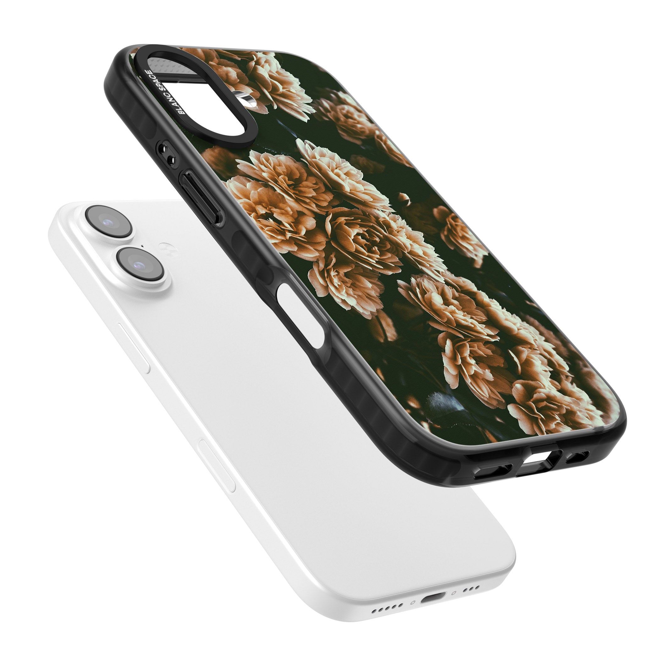 Moody Peony iPhone 17 Impact Pro Black Phone Case Colours