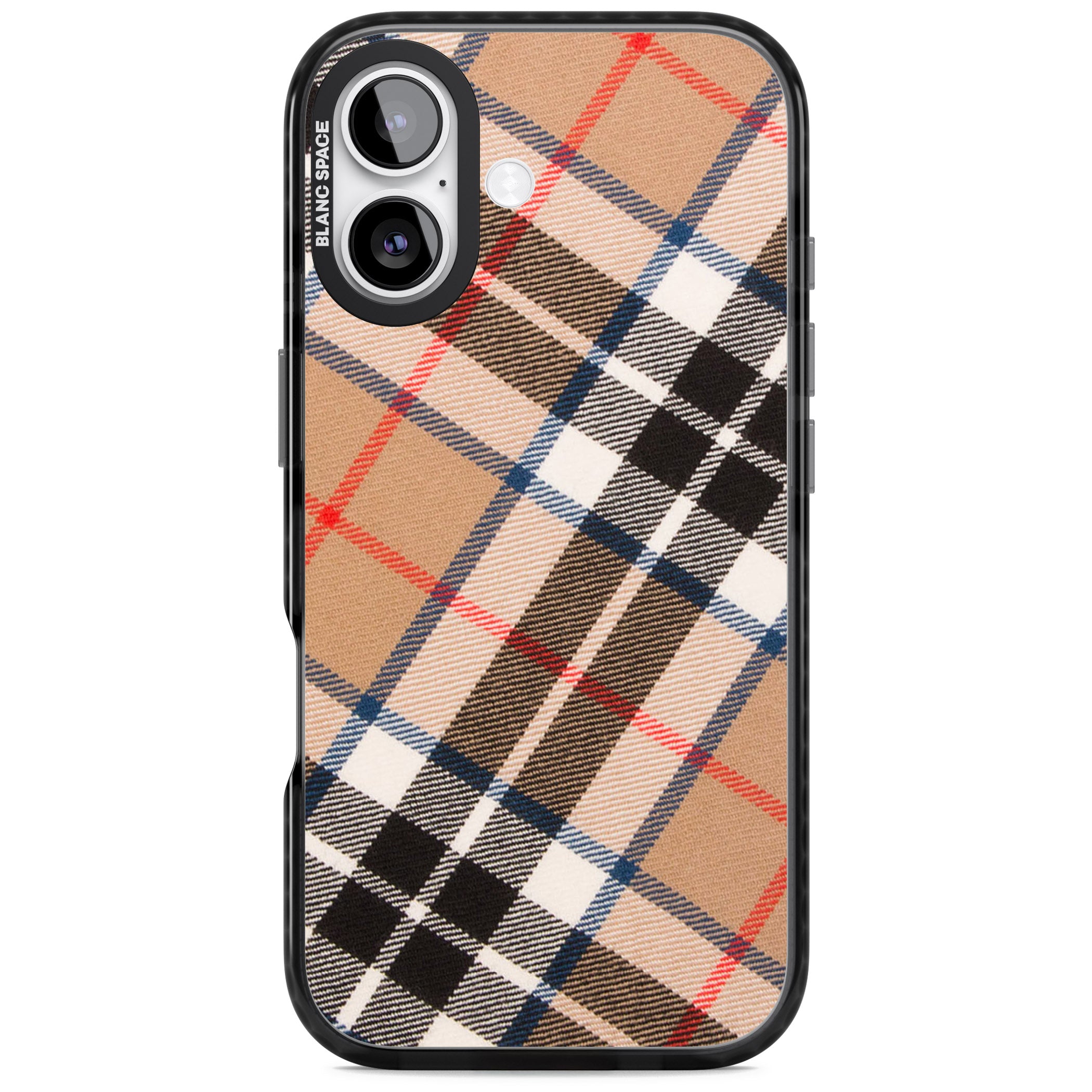 Haymarket Check iPhone 17 Impact Pro Black Phone Case