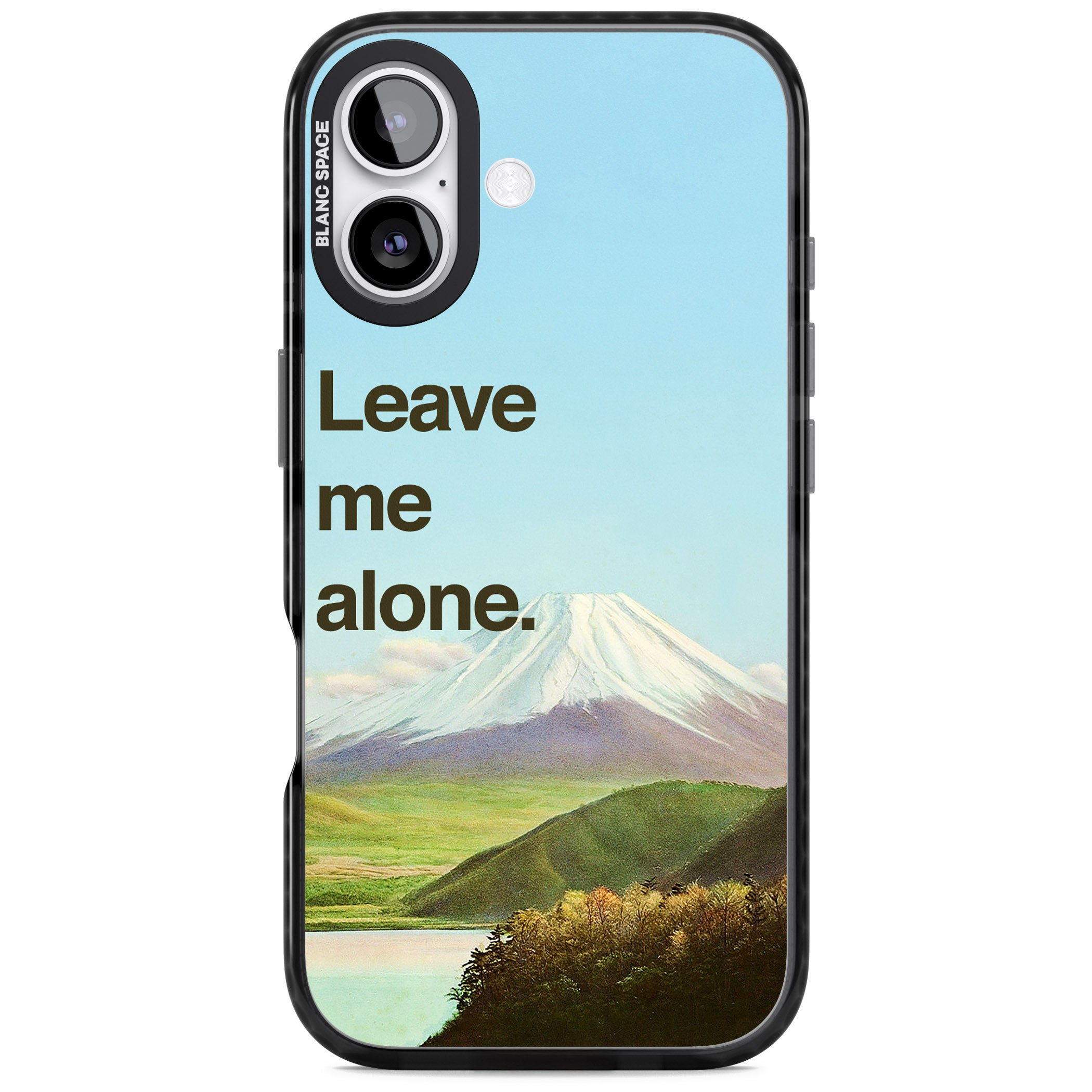 Leave Me Alone iPhone 17 Impact Pro Black Phone Case