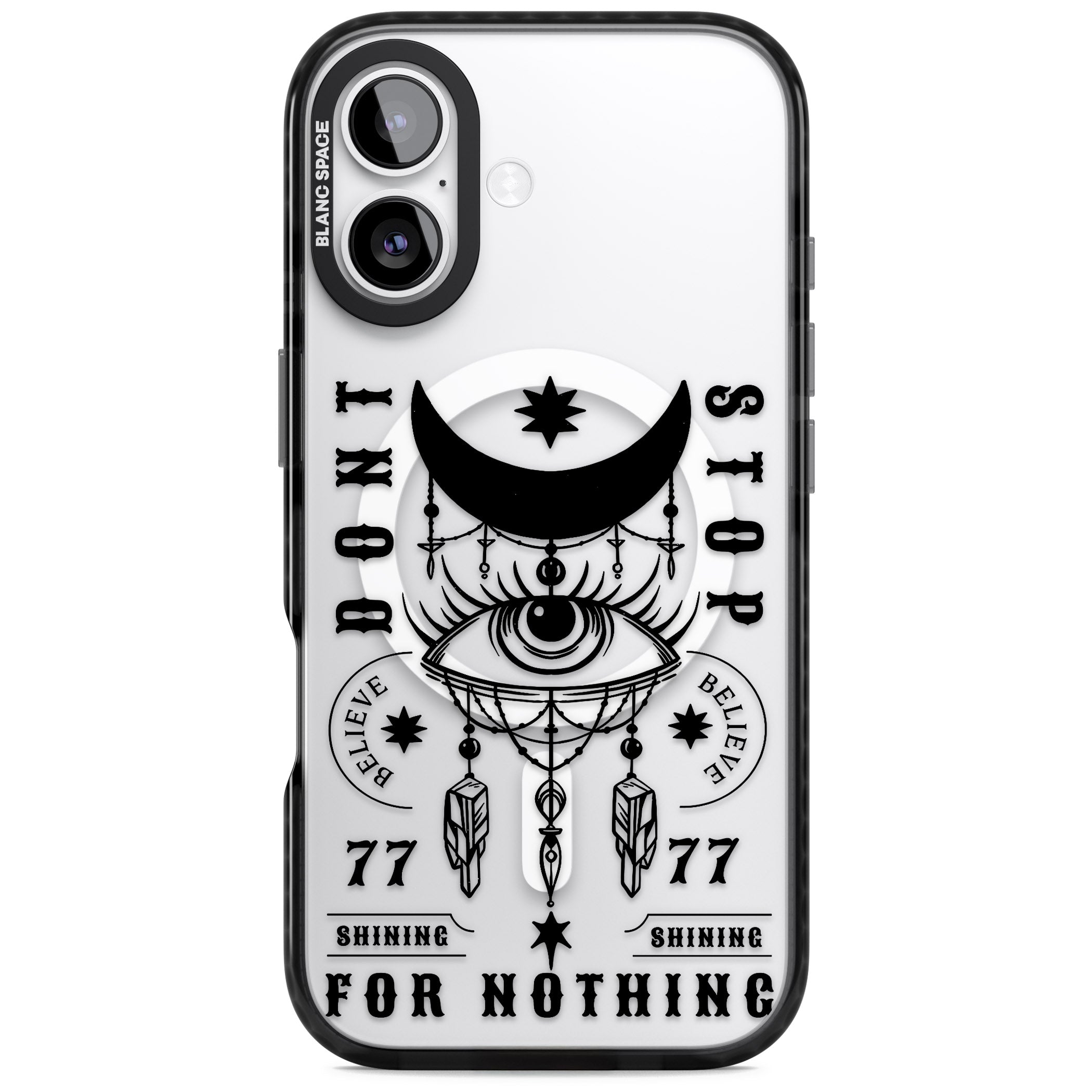Dont Stop For Nothing iPhone 17 Impact Pro Black Phone Case
