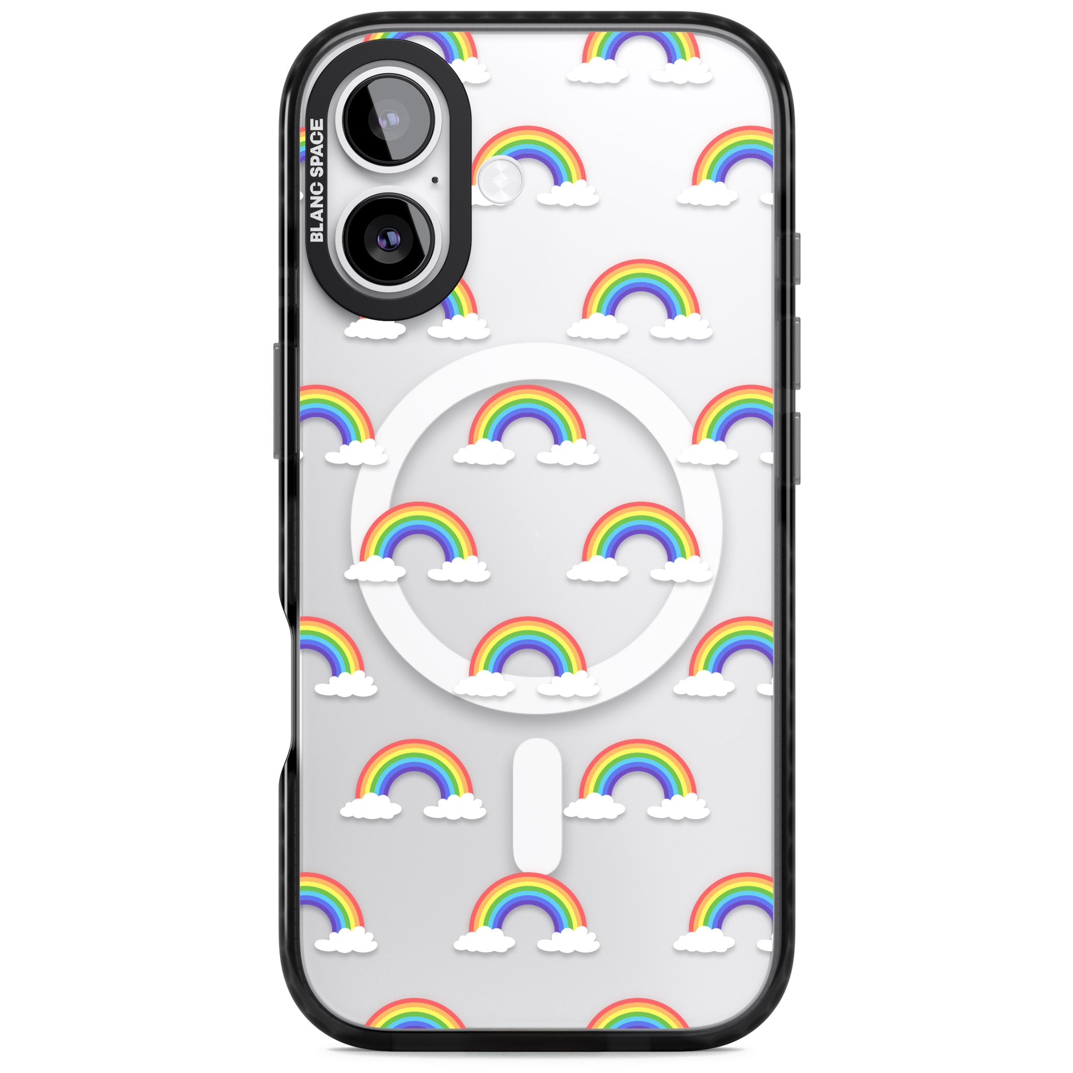 Rainbow Dream iPhone 17 Impact Pro Black Phone Case