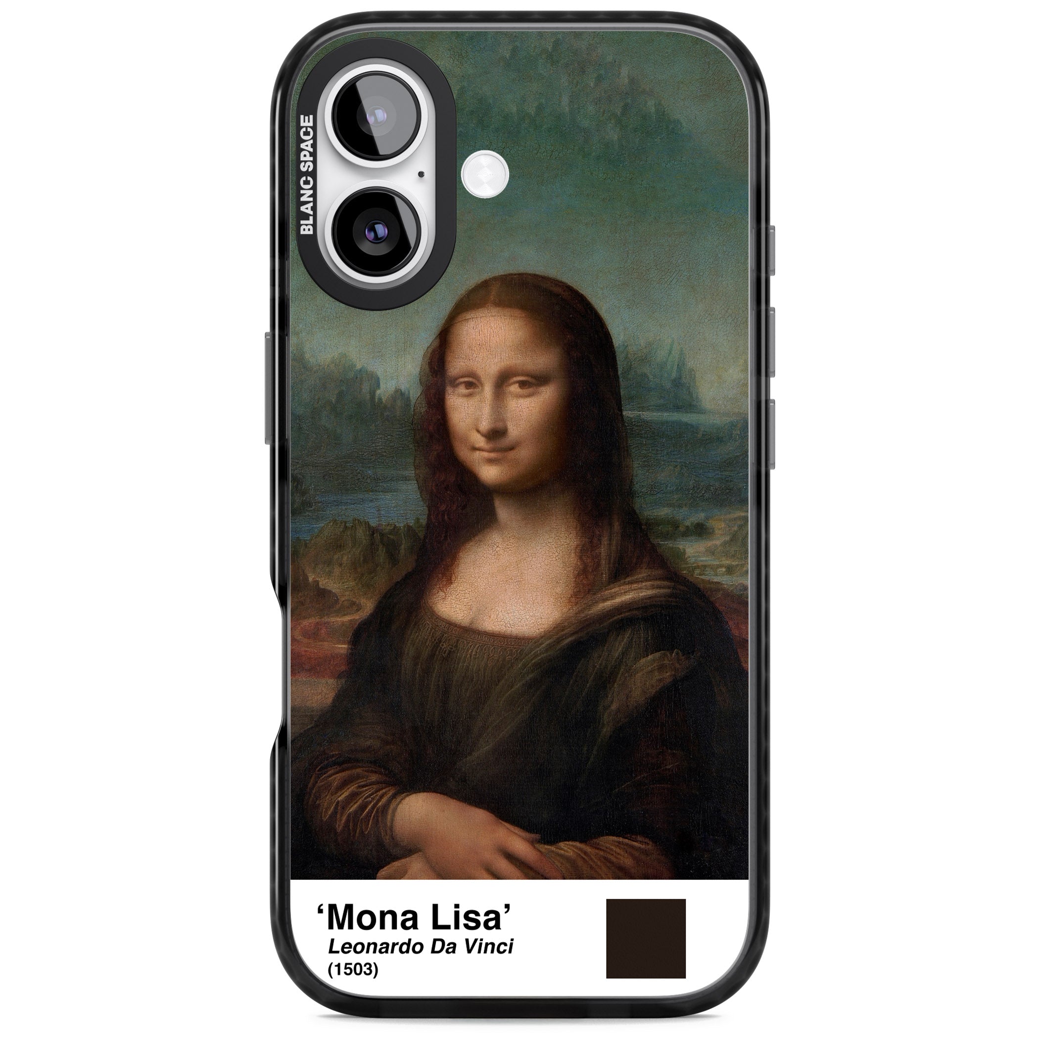 Mona Lisa iPhone 17 Impact Pro Black Phone Case