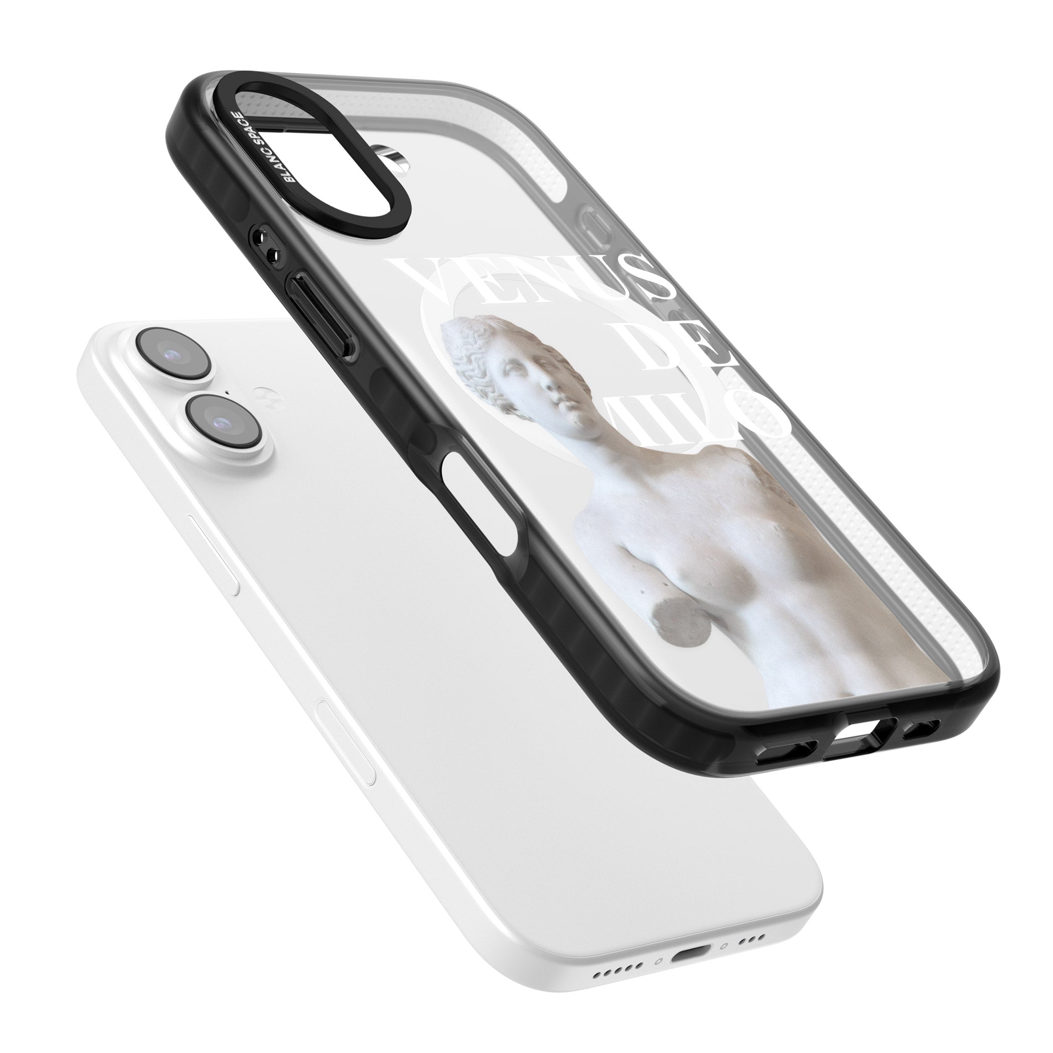 Venus De Milo Cutout iPhone 17 Impact Pro Black Phone Case Colours