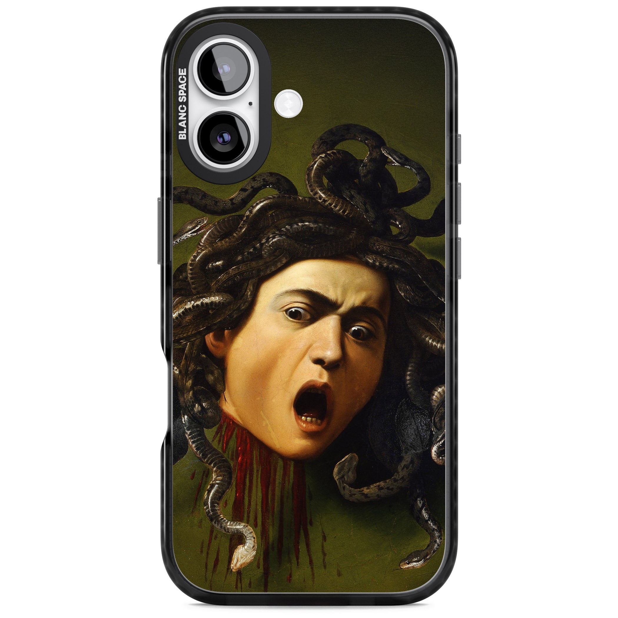 Head of Medusa iPhone 17 Impact Pro Black Phone Case