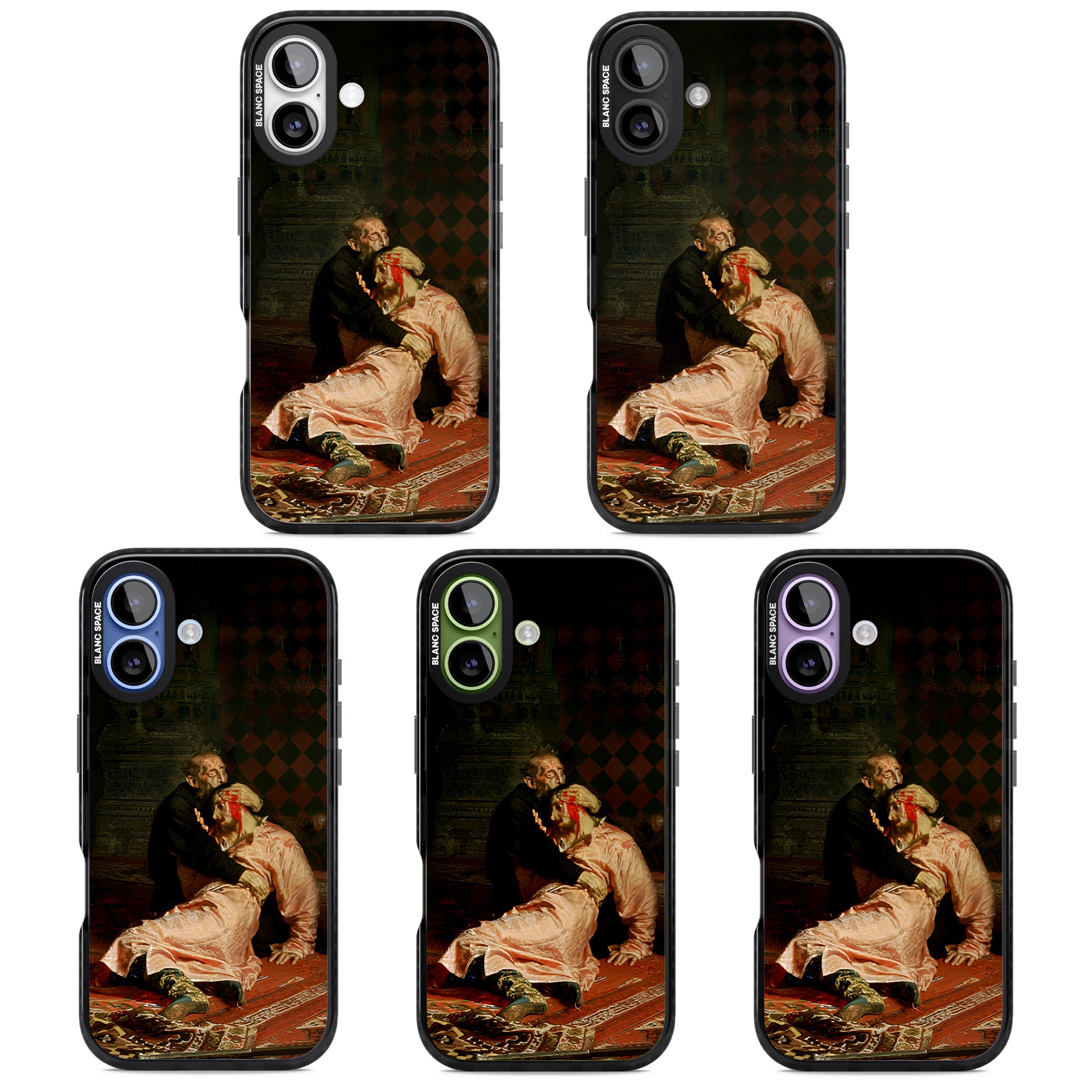 Ivan The Terrible & His Son iPhone 17 Impact Pro Black Phone Case APT Impact Protection