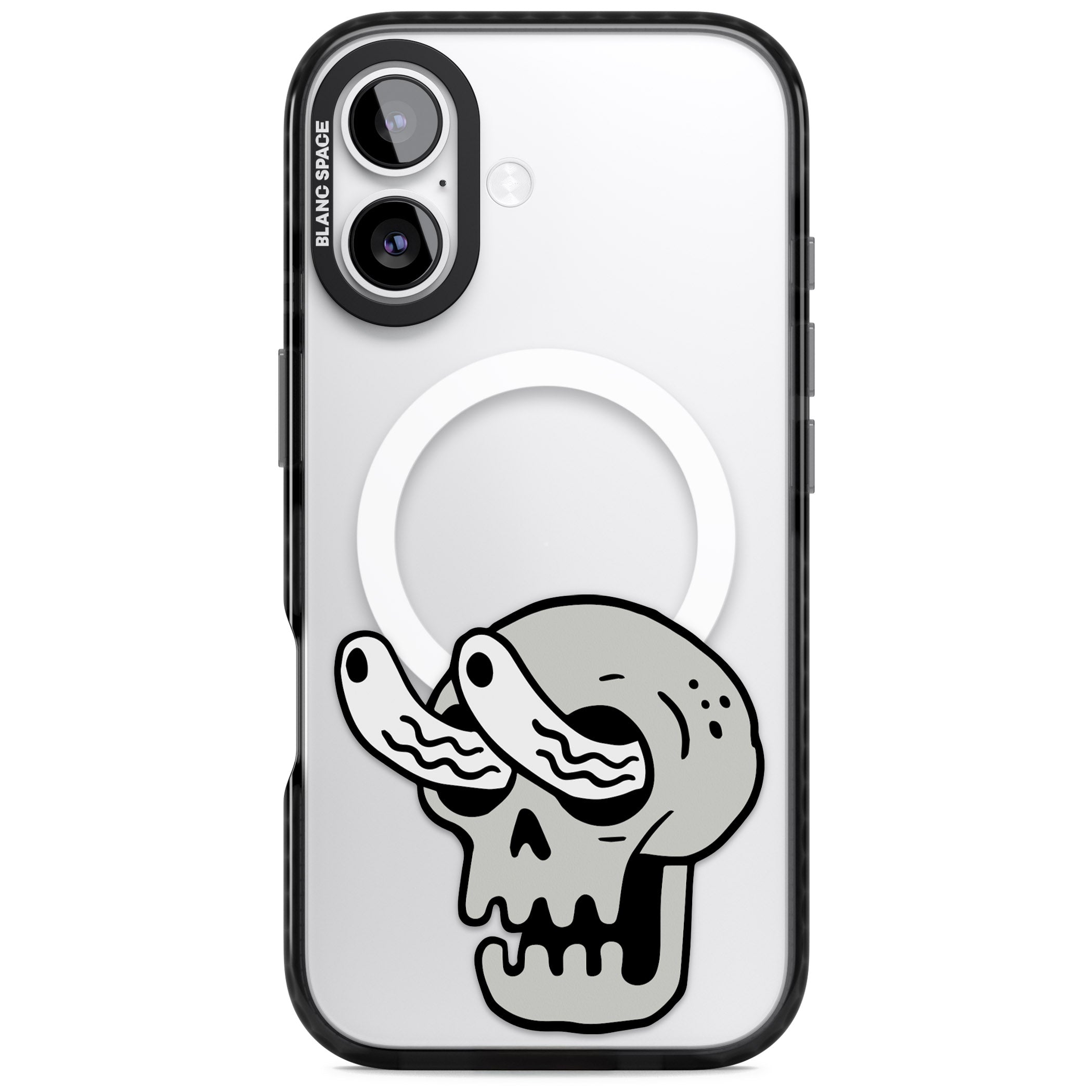 Skull Eyes iPhone 17 Impact Pro Black Phone Case