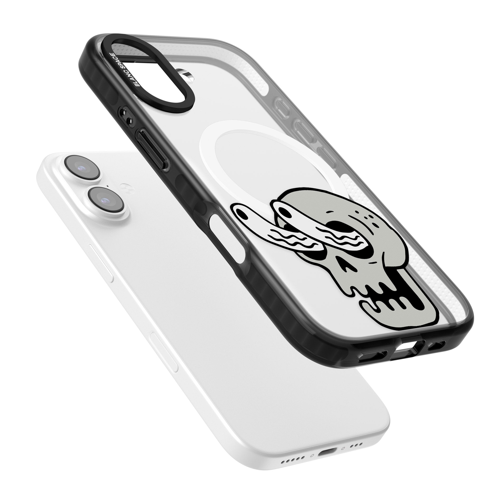 Skull Eyes iPhone 17 Impact Pro Black Phone Case Colours