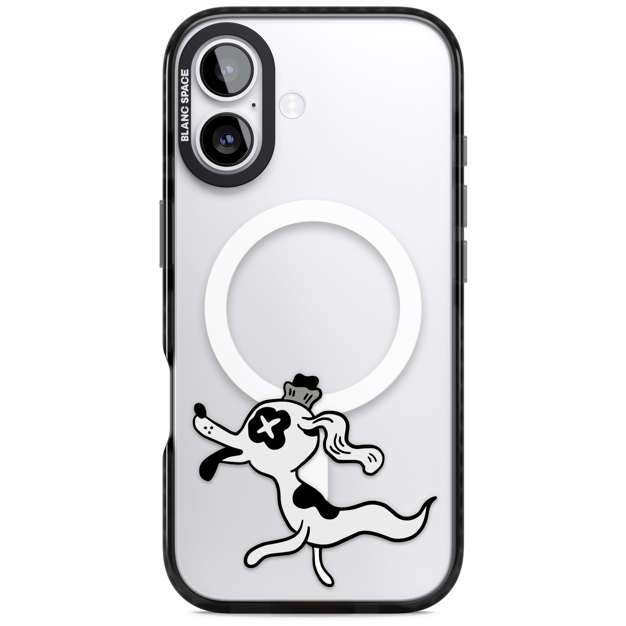 Dog Spirit iPhone 17 Impact Pro Black Phone Case