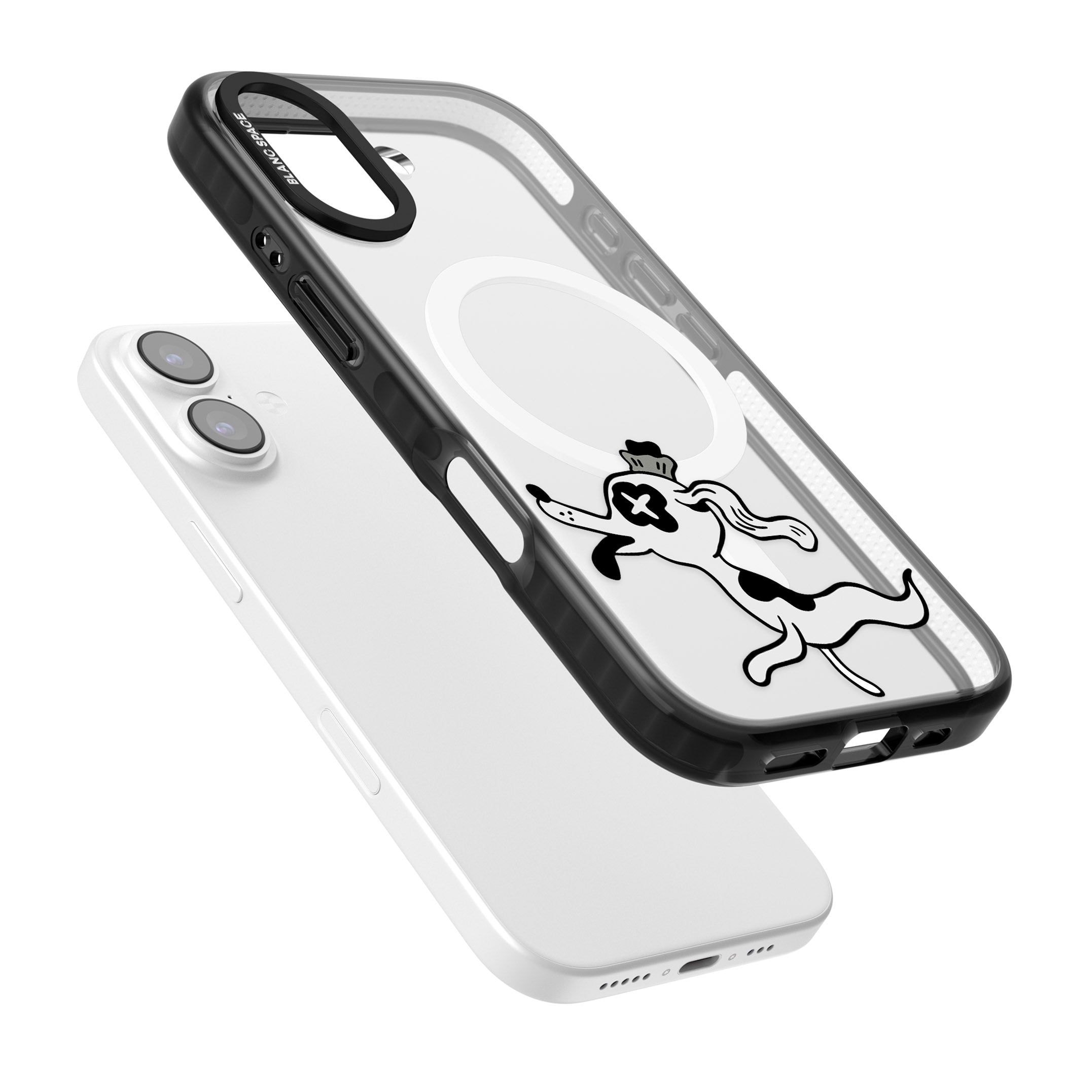 Dog Spirit iPhone 17 Impact Pro Black Phone Case Colours