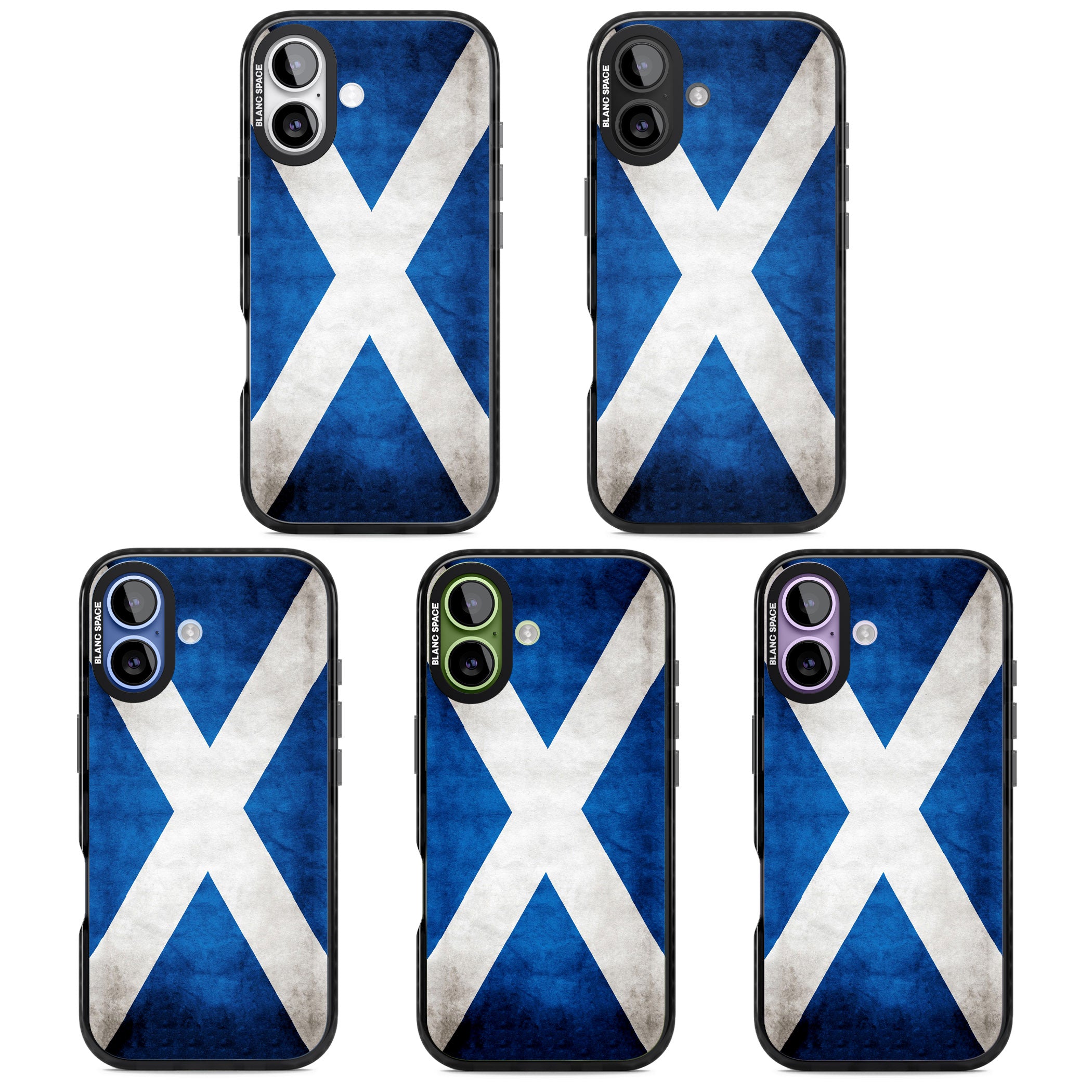 Scotland Saltire Flag iPhone 17 Impact Pro Black Phone Case APT Impact Protection