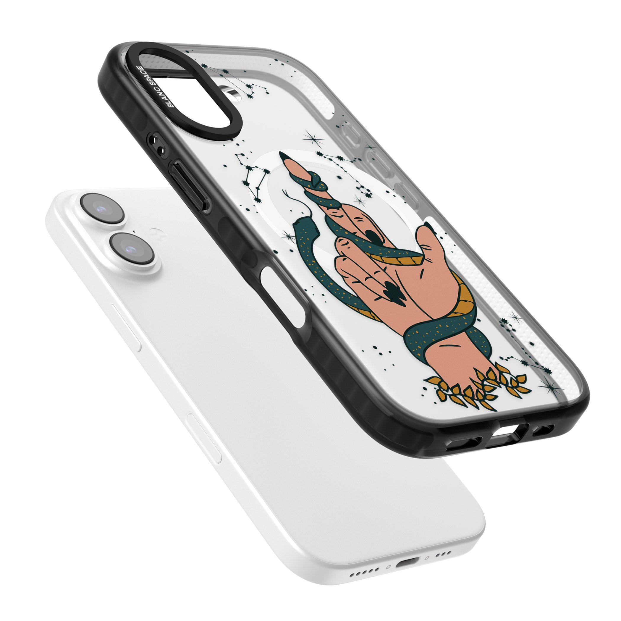 Snakes, Stars And Cynicism iPhone 17 Impact Pro Black Phone Case Colours